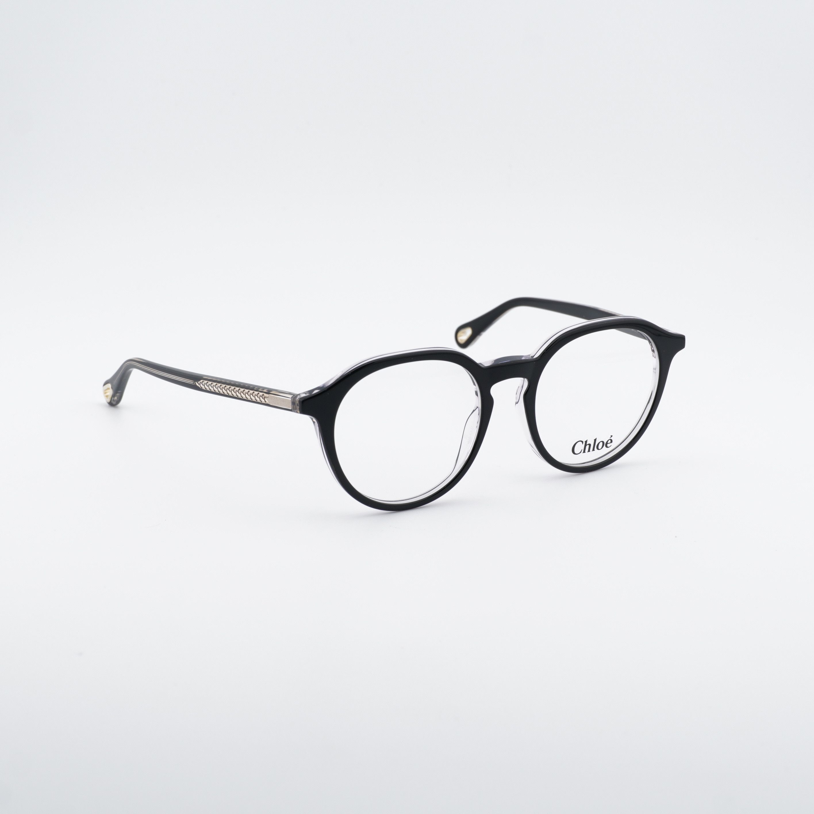 Chloe Chloe CH0012O 007 Eyeglasses Black 50mm Square Frame Size ONE SIZE - 8 Thumbnail