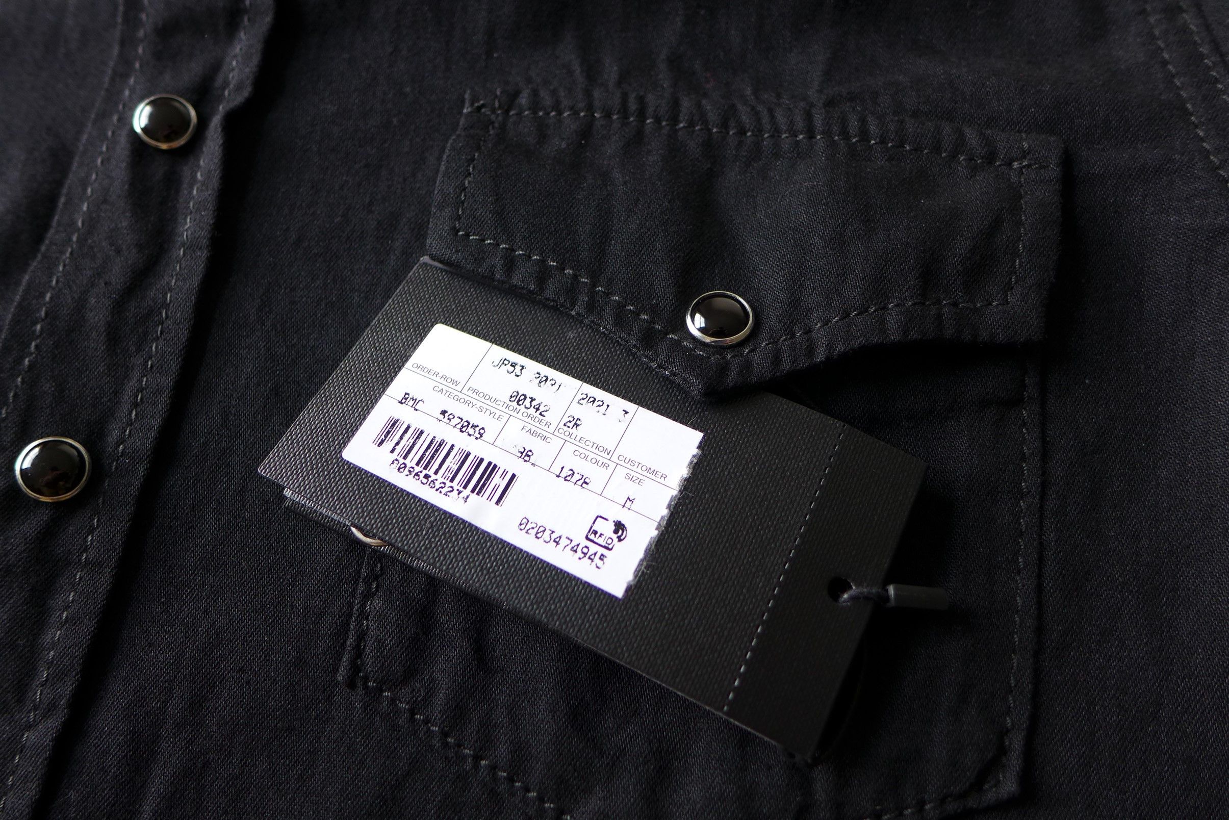 Saint Laurent Paris n/a Saint Laurent Western Shirt - Black Denim Size US M / EU 48-50 / 2 - 14 Thumbnail