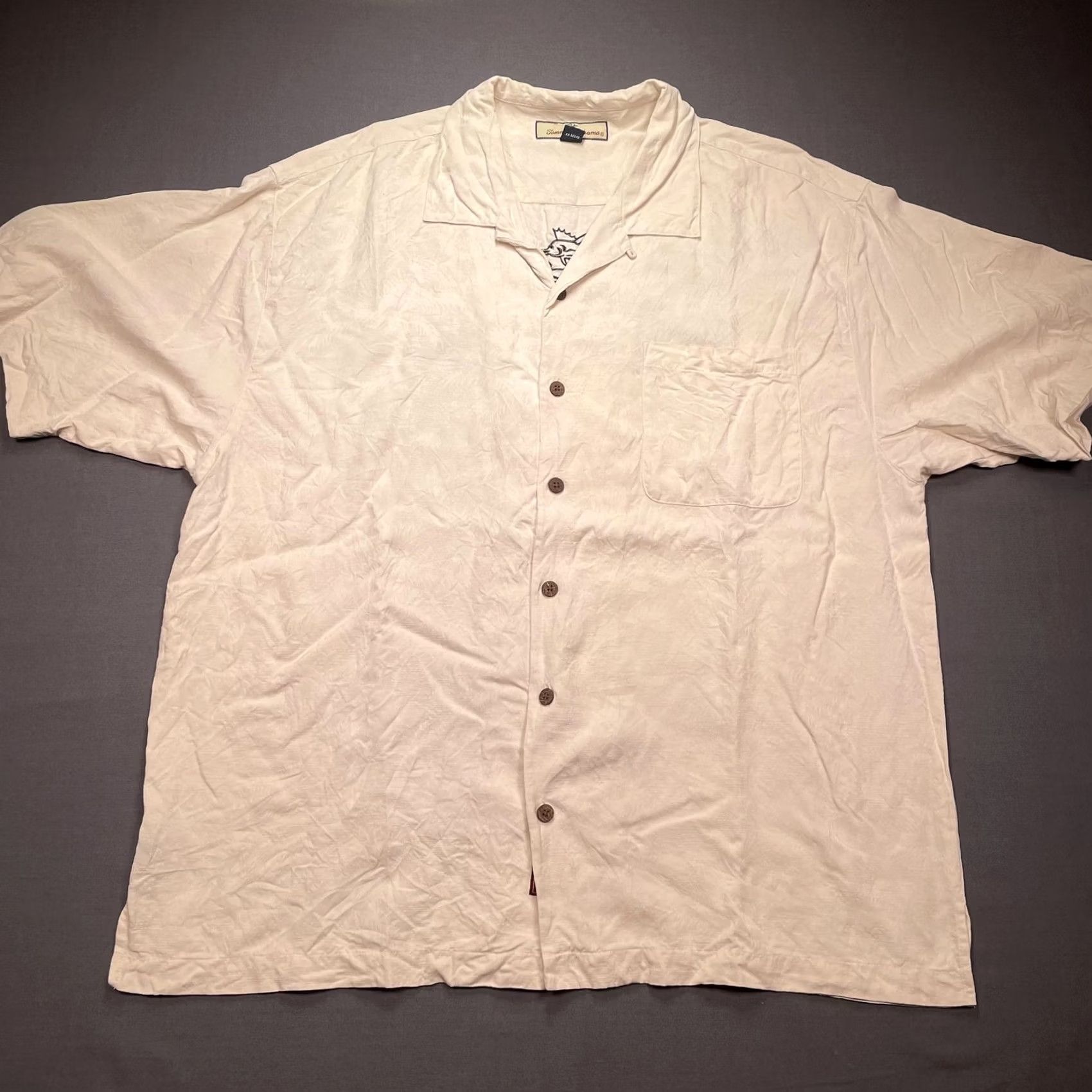 Tommy Bahama VINTAGE Tommy Bahama Shirt Mens XL White Silk Martinis & Bikinis Short Sleeve Button Up Size US XL / EU 56 / 4 - 3 Thumbnail
