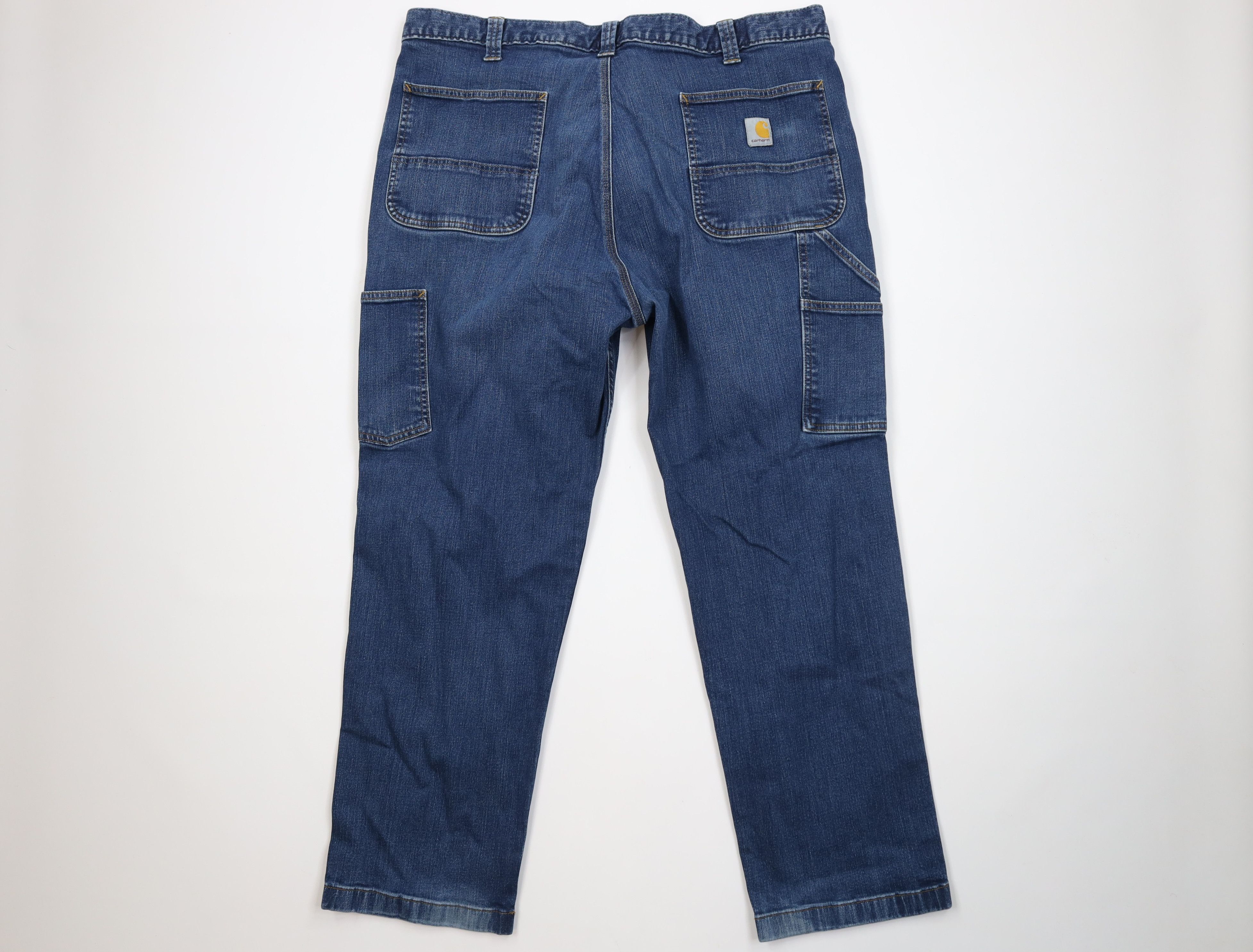Carhartt Vintage Y2K Carhartt Relaxed Wide Leg Dungaree Denim Jeans Size US 42 / EU 58 - 9 Thumbnail