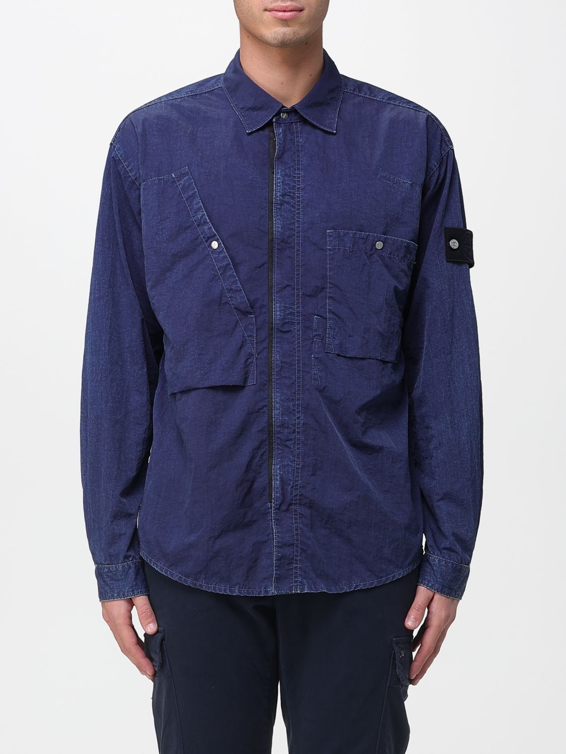 Stone Island Jacket Men Denim