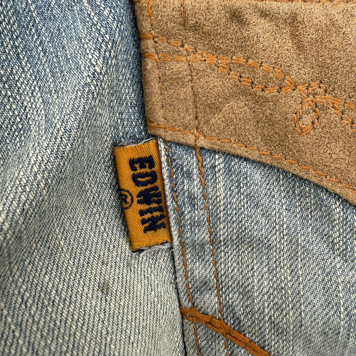 Edwin VINTAGE EDWIN FLARE FADED RIPPEP JEAN DENIM PANTS Size US 35 - 12 Thumbnail