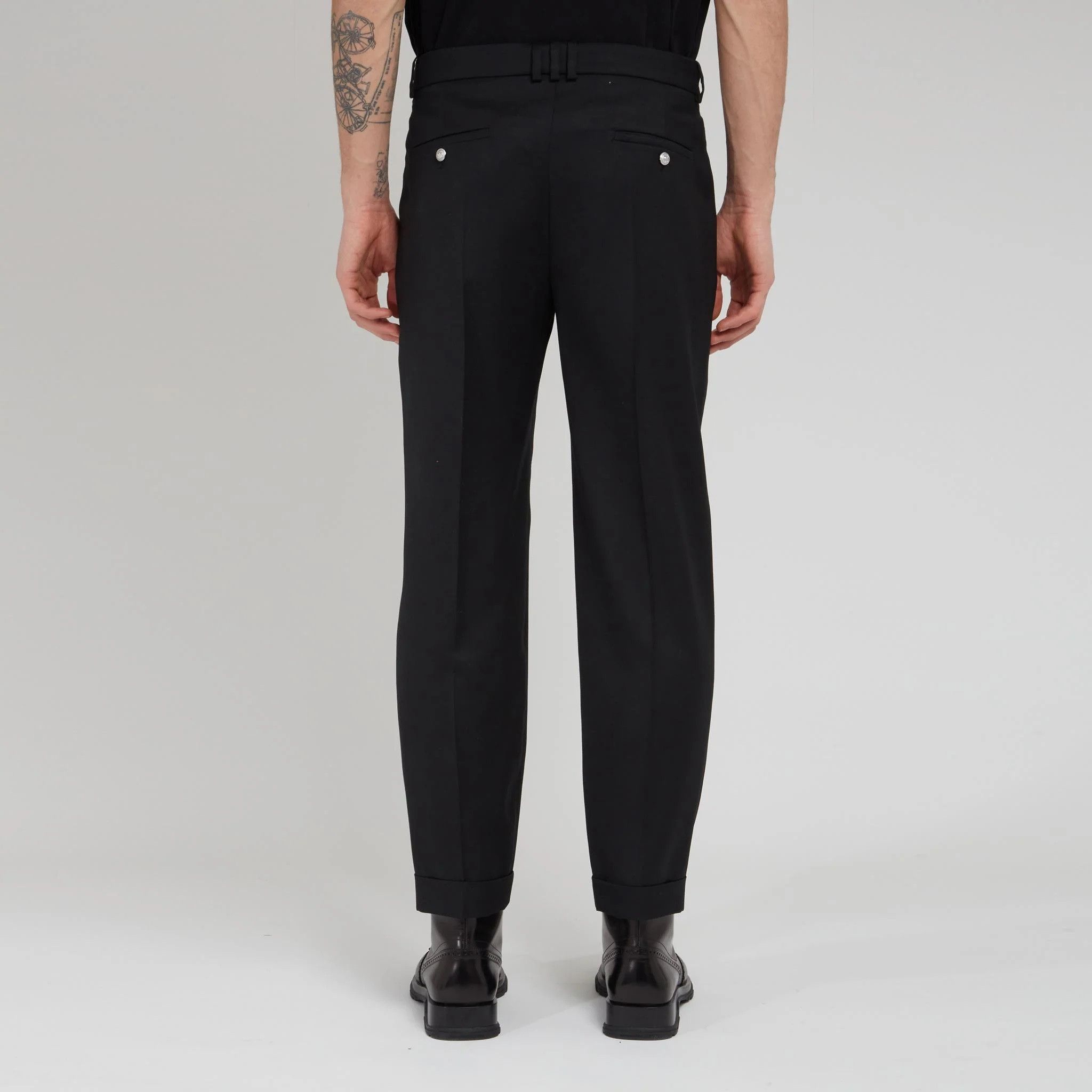Balmain Balmain Tailored Trousers - Black Wool Size US 38 / EU 54 - 6 Thumbnail