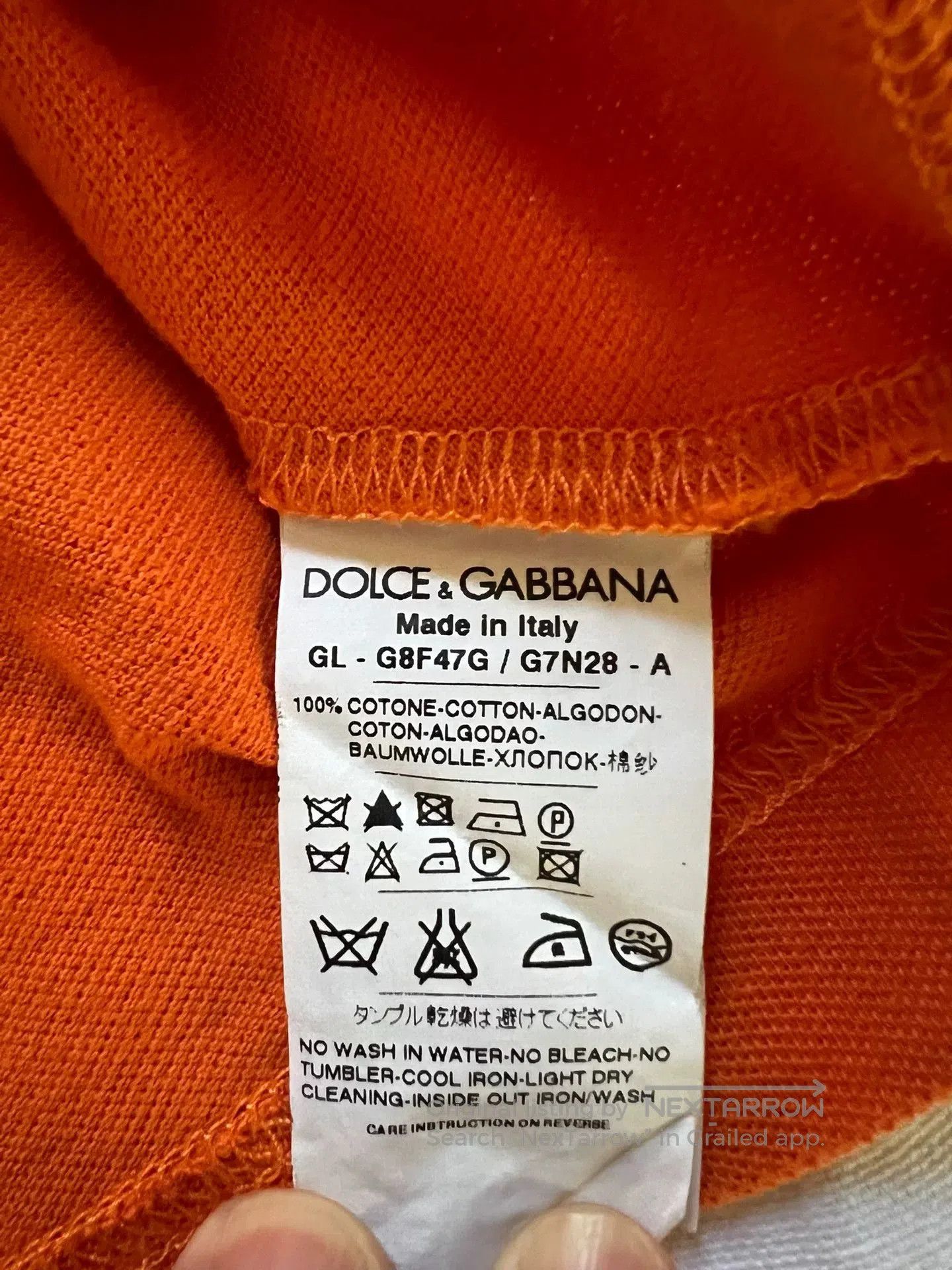 Dolce & Gabbana Dolce & Gabbana Men's T. Size US S / EU 44-46 / 1 - 7 Thumbnail