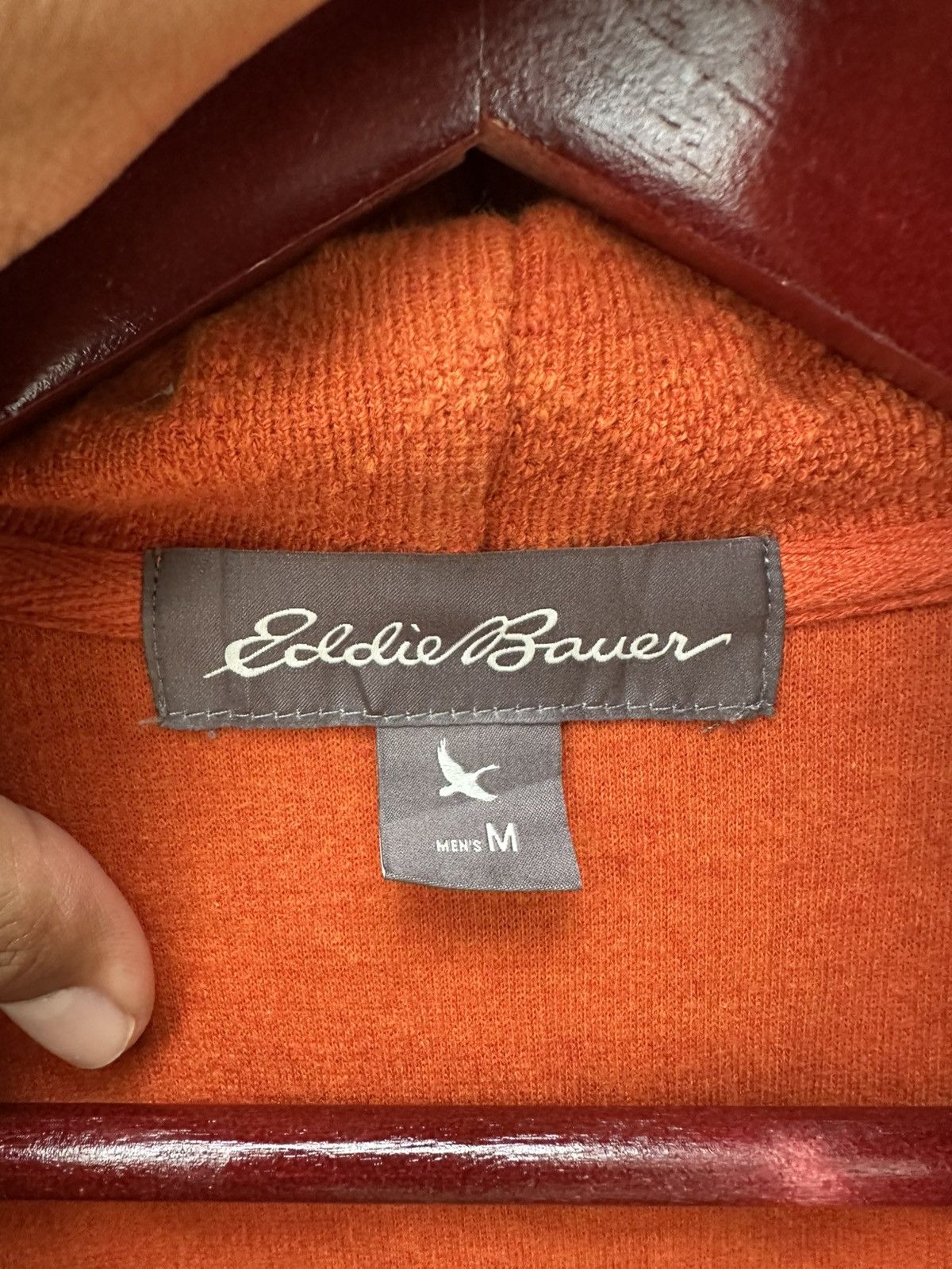 Eddie Bauer 👹Edidie Bauer Orange Hooded Vipper Vests Size US M / EU 48-50 / 2 - 8 Thumbnail