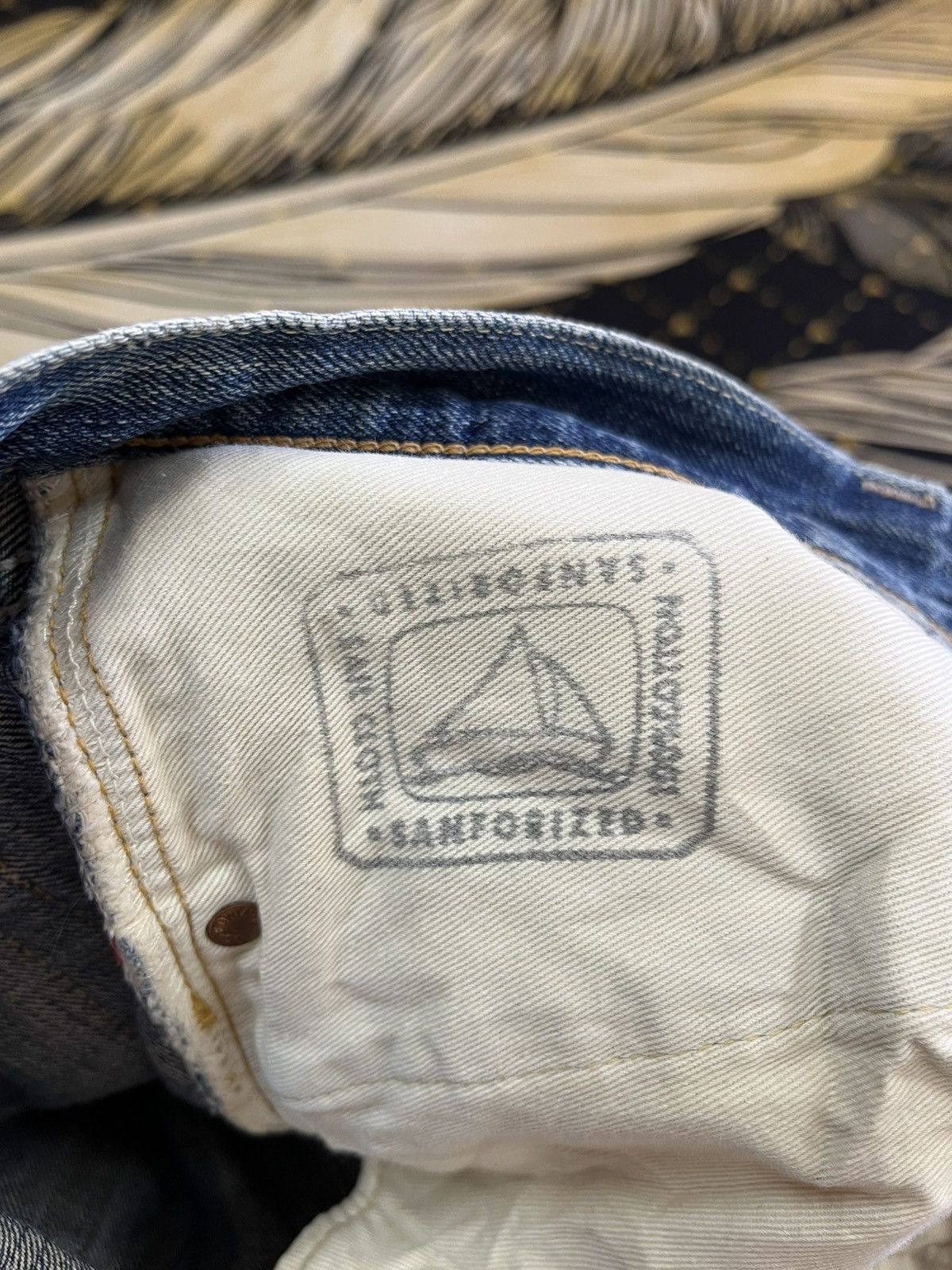 Beauty Beast Vintage Edwin 505SXX Selvedge Button Fly Denim Size US 33 - 11 Thumbnail
