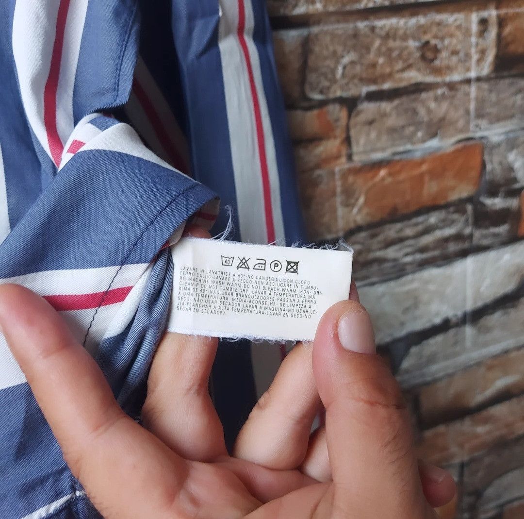 Armani × Designer ARMANI JEANS STRIPE LONG SLEEVE BUTTON SHIRT Size M / US 6-8 / IT 42-44 - 6 Thumbnail