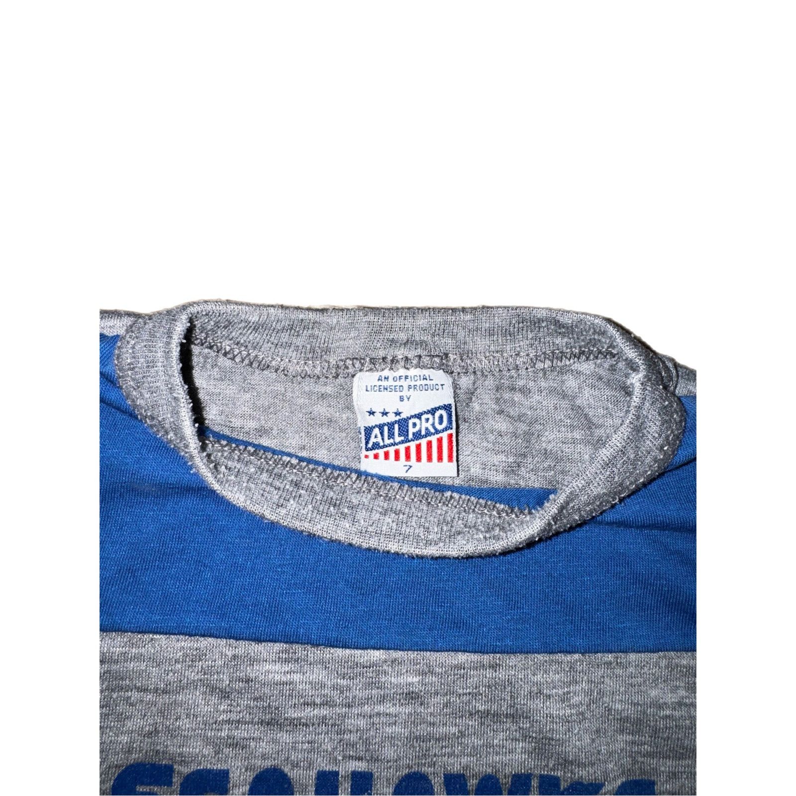 NFL ALL PRO Kids vintage Seattle Seahawks t-shirt 5/6T Size US XXS / EU 40 - 4 Thumbnail