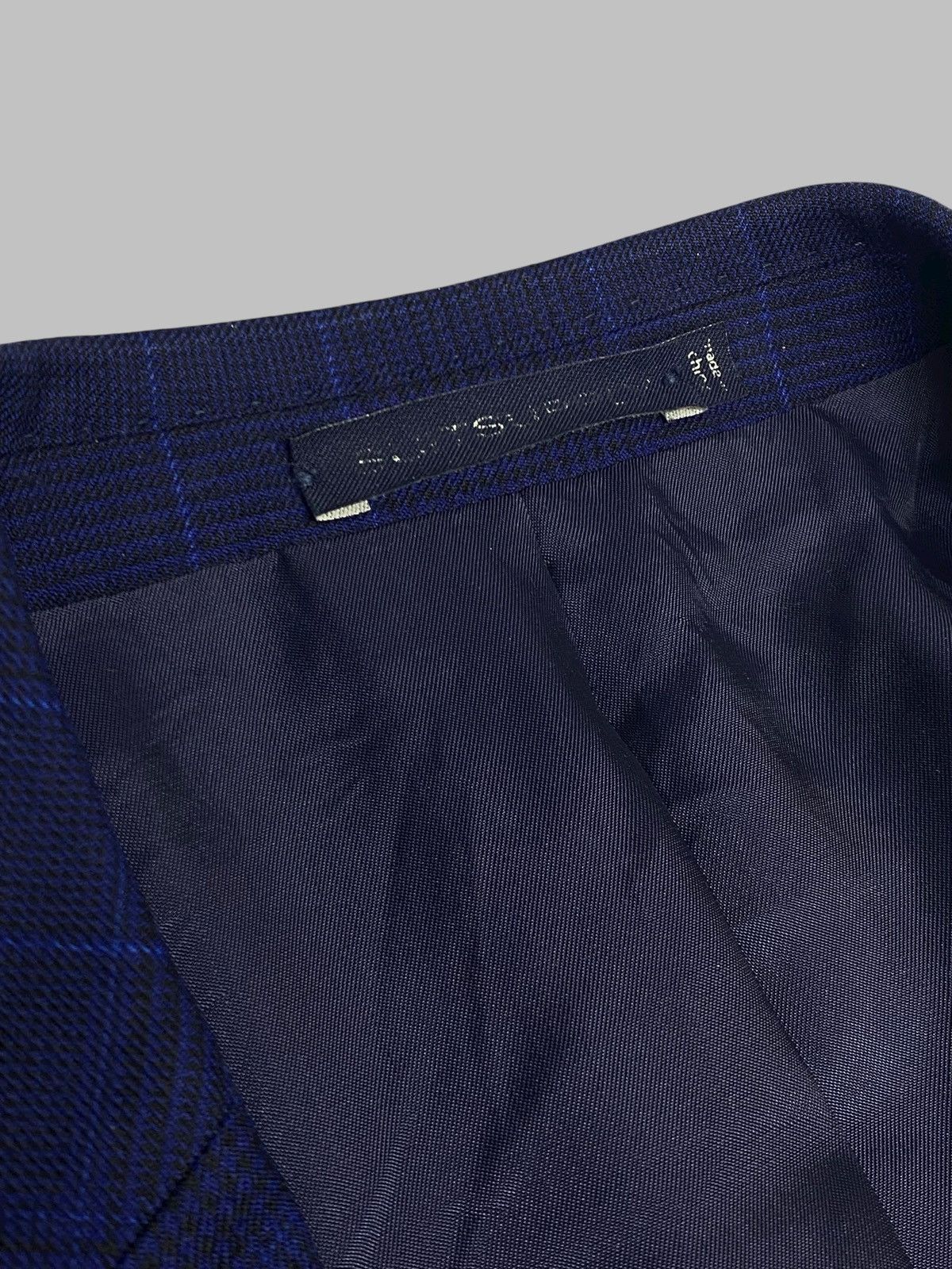 Suitsupply Suitsupply Pure Wool Checkered Blazer 2 Button Sport Coat Size 48S - 15 Thumbnail