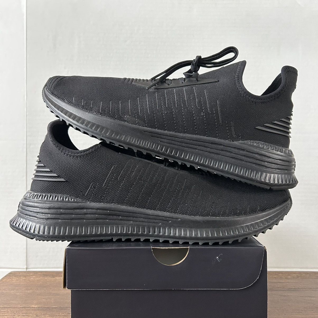 Puma PUMA Avid EvoKnit Sneakers Triple Black Men Size 13 Size US 13 / EU 46 - 8 Thumbnail