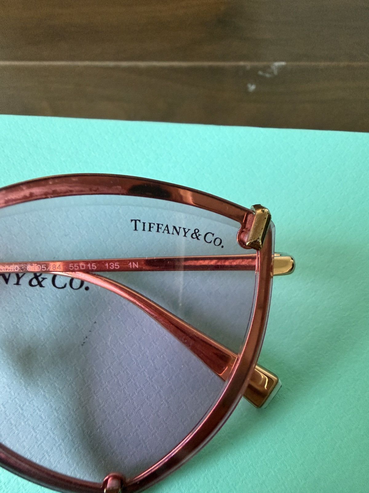 Tiffany & Co. Tiffany & Co Pink Tinted Glasses Size ONE SIZE - 5 Thumbnail