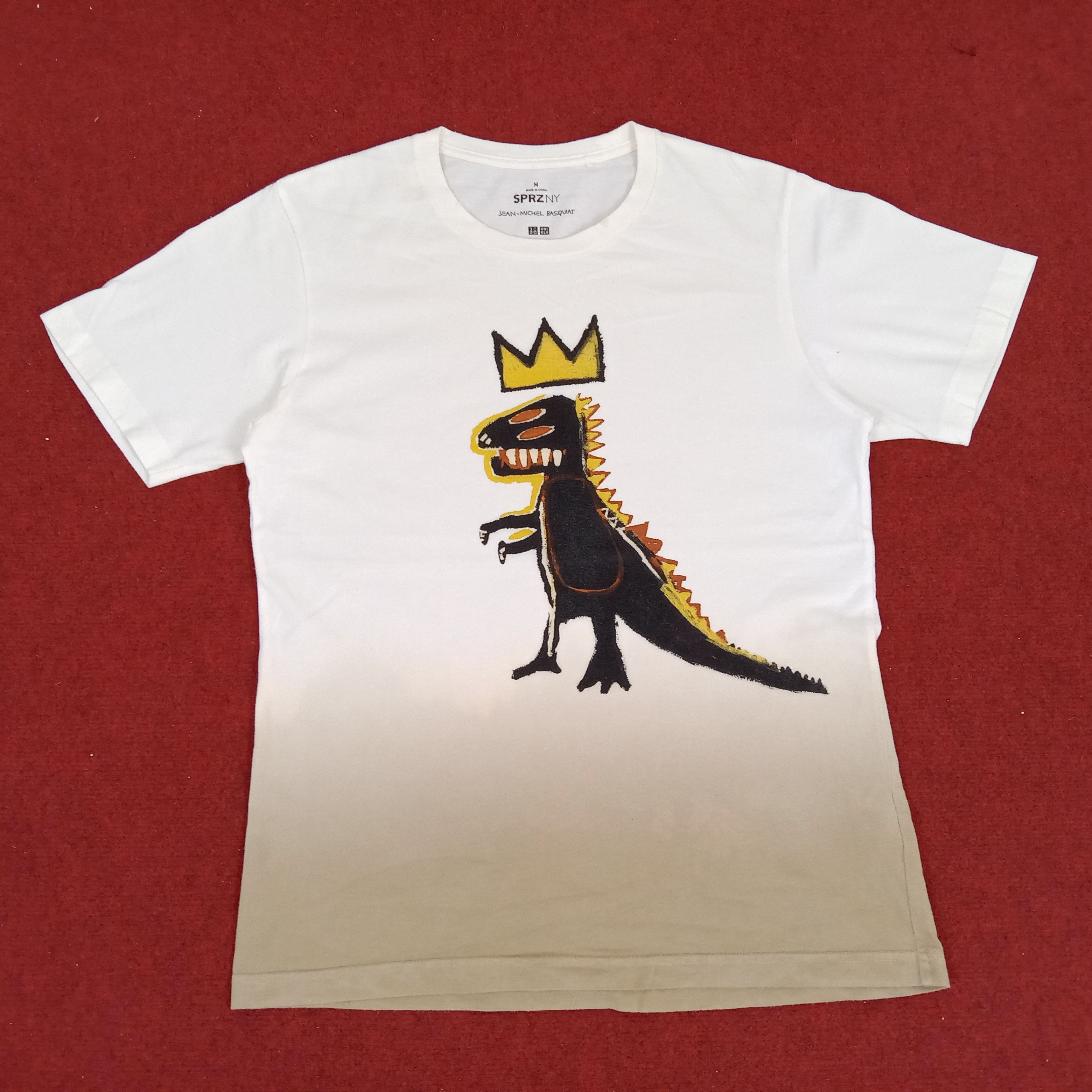 Jean Michel Basquiat x Japanese Brand Dinosaur Design Tshirt - Main Image