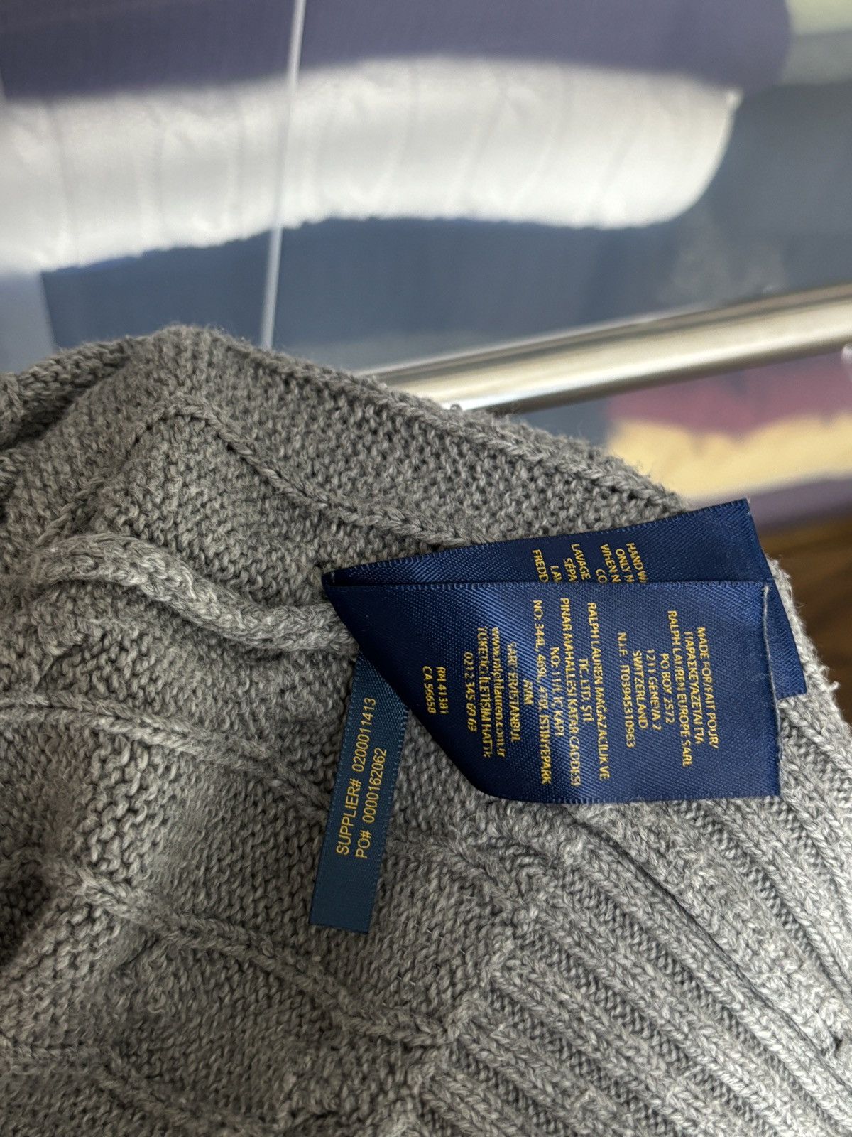 Polo Ralph Lauren Polo Ralph Lauren Classic Cable Knit Sweater Vintage Size US L / EU 52-54 / 3 - 13 Thumbnail