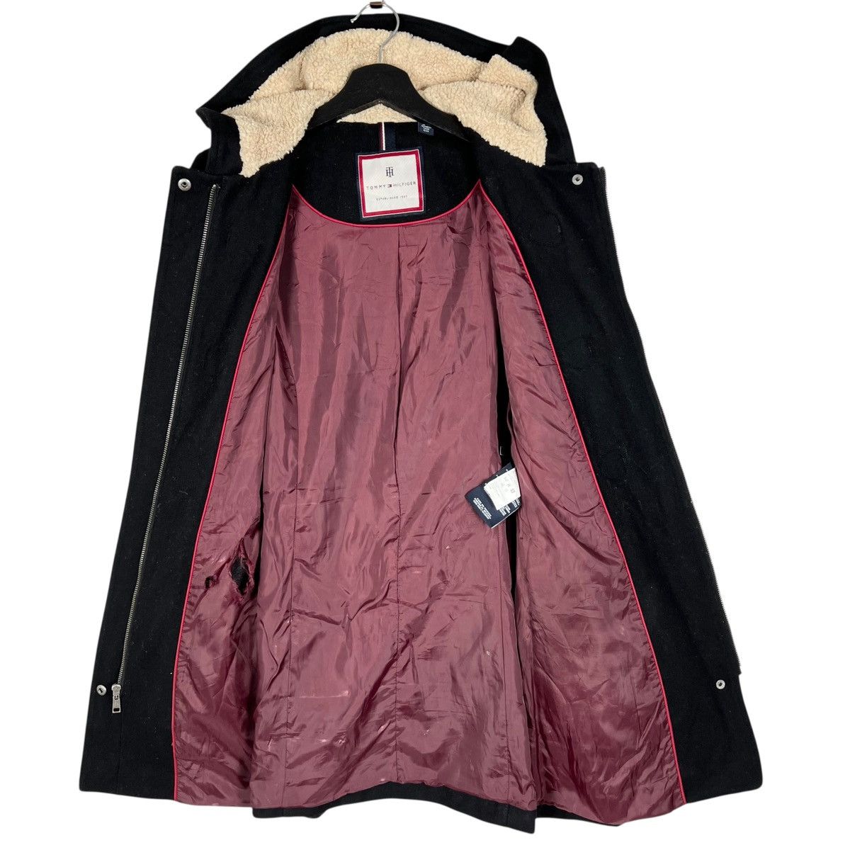 Tommy Hilfiger Tommy Hilfiger Women Wool Coat Size S / US 4 / IT 40 - 5 Thumbnail
