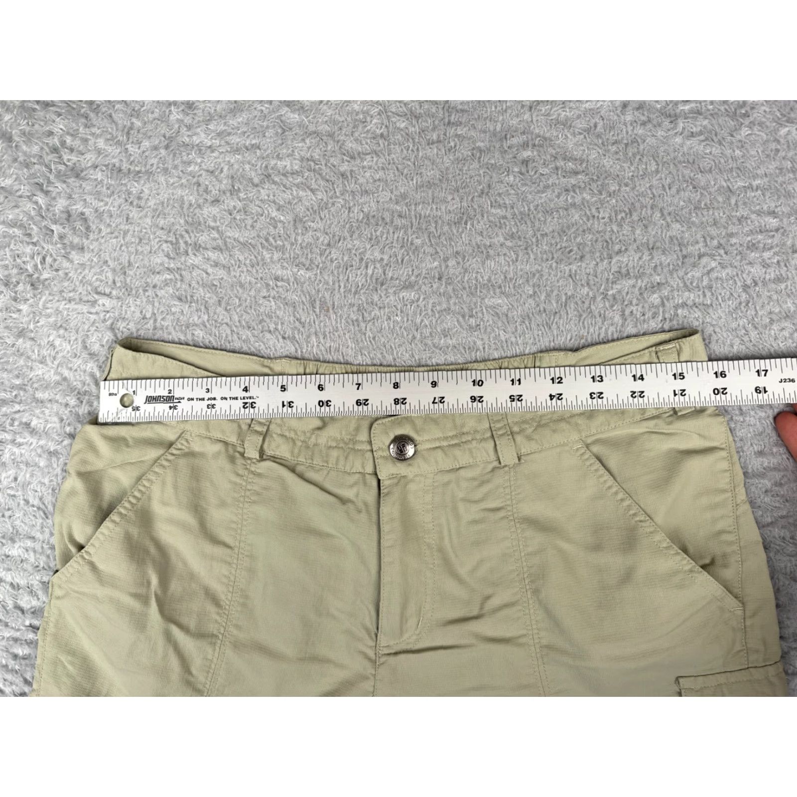 Vintage Columbia Cargo Shorts Women 10 Green 100% Nylon Stowable Hiking Camping 32x5.5 Regular Mens Womens Girls not applicable Size 32" / US 10 / IT 46 - 6 Thumbnail
