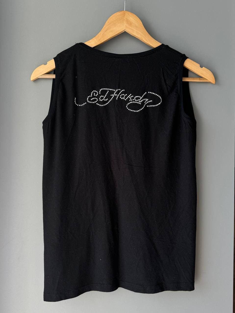 Christian Audigier × Ed Hardy × Vintage VINTAGE ED HARDY BY CHRISTIAN AUDIGIER SKULL STYLE TANK TOP Size XL / US 12-14 / IT 48-50 - 5 Thumbnail