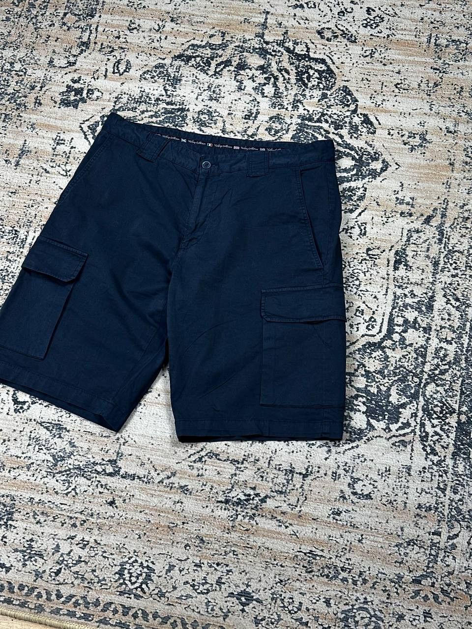 Paul & Shark Vintage 90s Paul & Shark Cargo Shorts Rare Navy Size US 32 / EU 48 - 2 Thumbnail