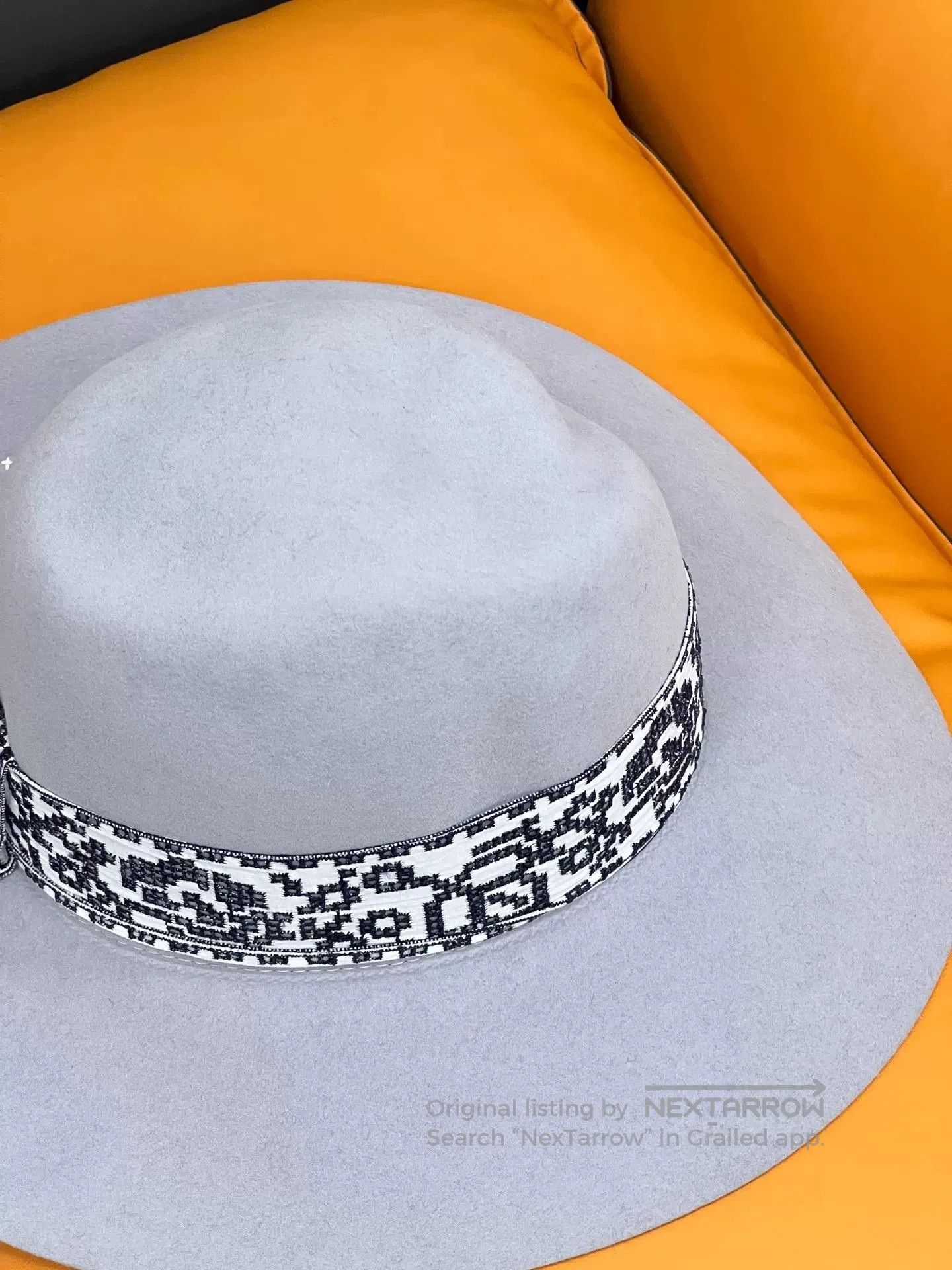 Maison Michel Maison Michel Gray Wool Hat. Size ONE SIZE - 3 Thumbnail