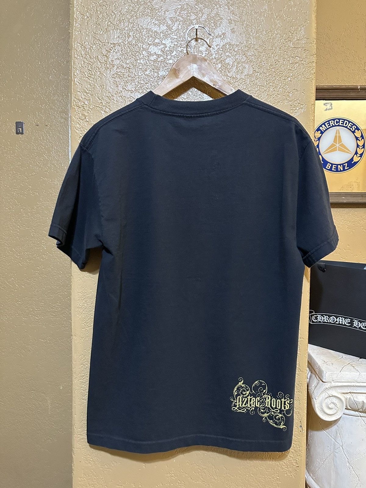 Affliction × Tapout × Vintage crazy Y2K Skull Hasta La Muerte t shirt medium 4gseller Size US M / EU 48-50 / 2 - 3 Thumbnail