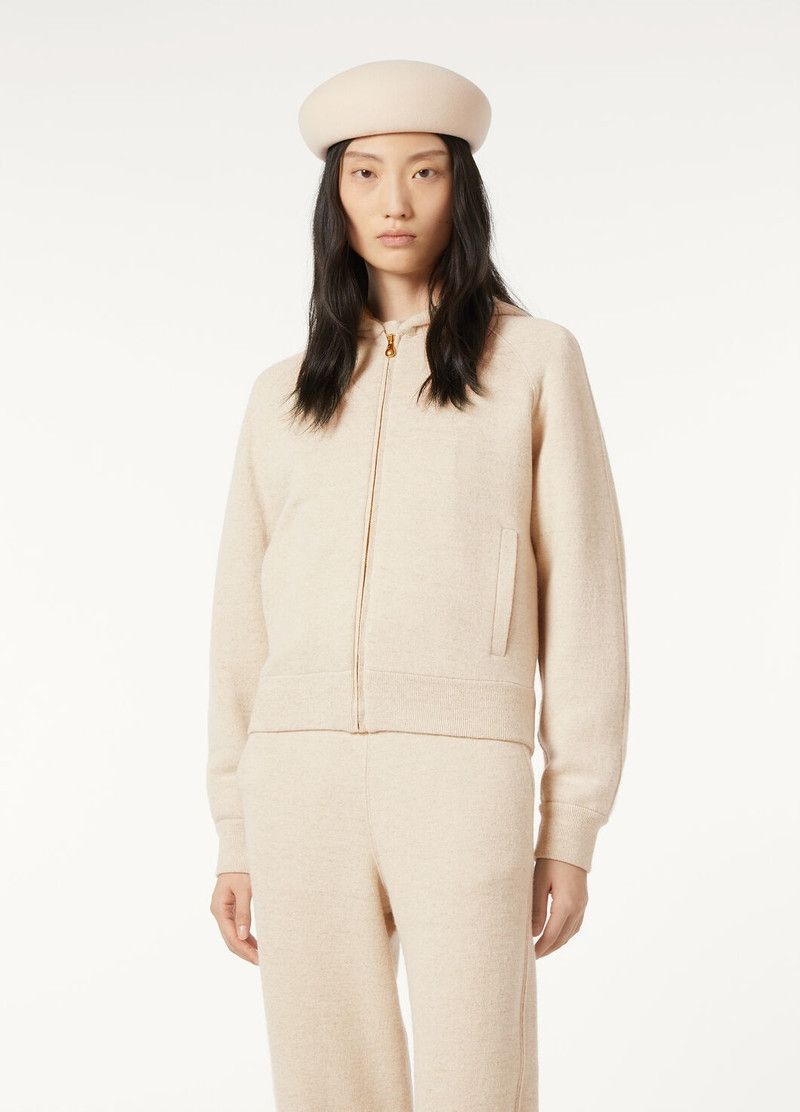 Loro Piana o1srvl11e0526 FAO9112 Brienno Hooded Bomber Jacket in Ecru Size M / US 6-8 / IT 42-44 - 4 Thumbnail