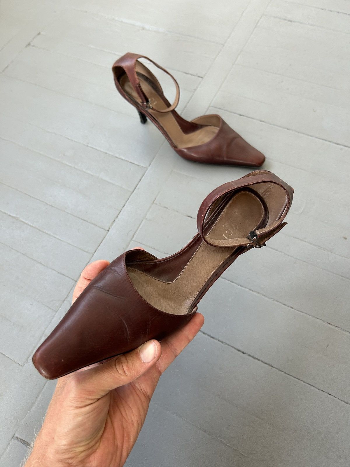 Gucci Gucci leather heels Size US 8.5 / IT 38.5 - 4 Thumbnail