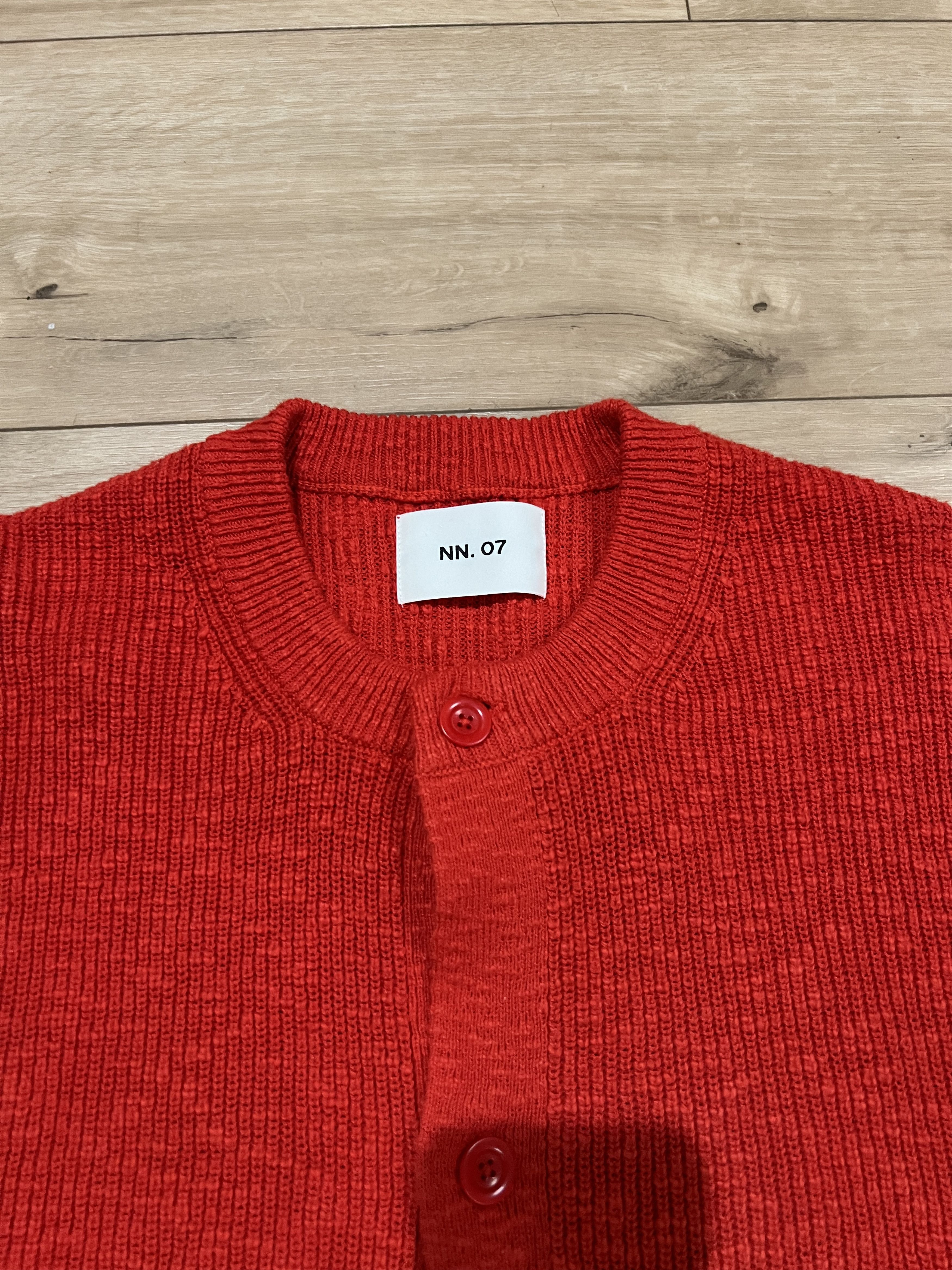 NN07 NN07 Red Jasper Cardigan Sweater - Size Medium Size US M / EU 48-50 / 2 - 3 Thumbnail