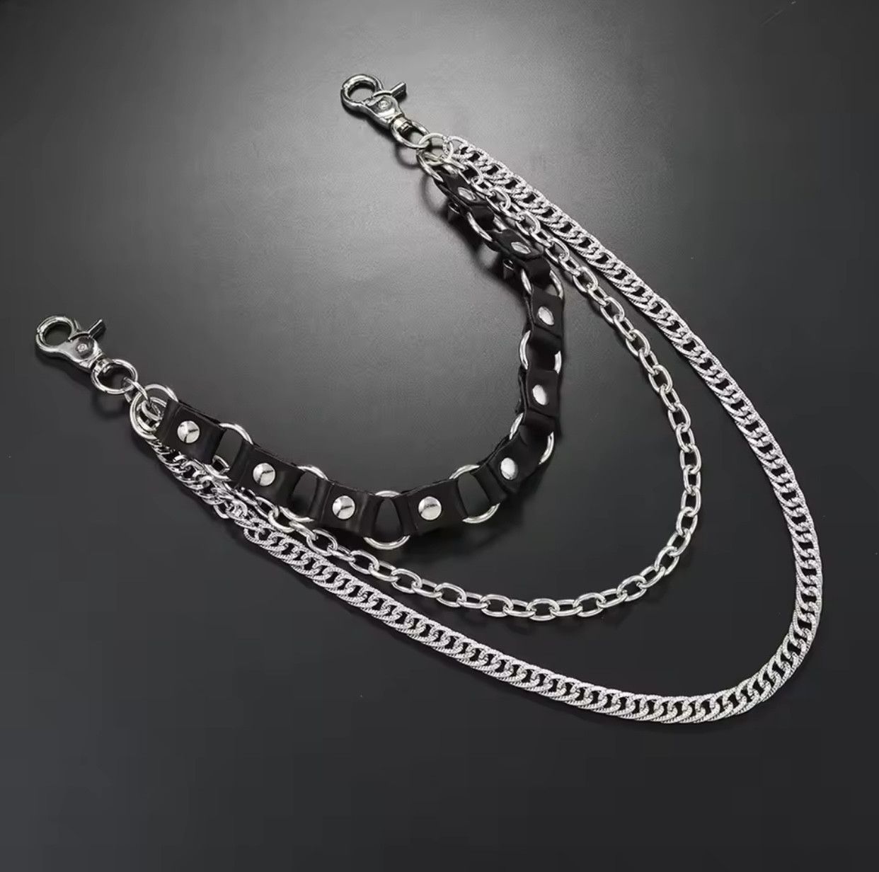 Japanese Brand × Jewelry Punk Style Multi-layer Pants Chain Size ONE SIZE - 1 Thumbnail