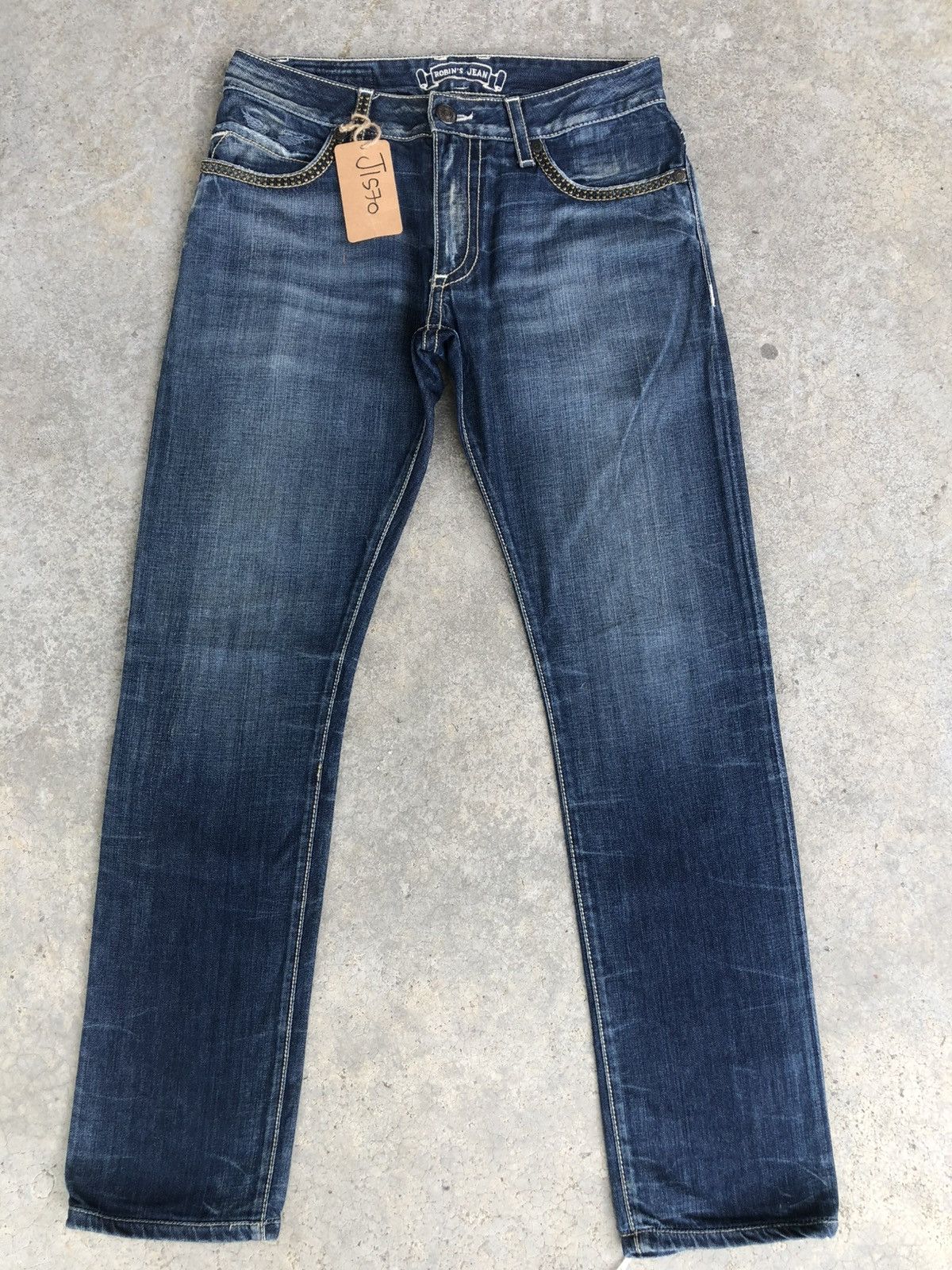 Robins Jeans Robins Jeans Distressed Jeans Size US 30 / EU 46 - 2 Thumbnail