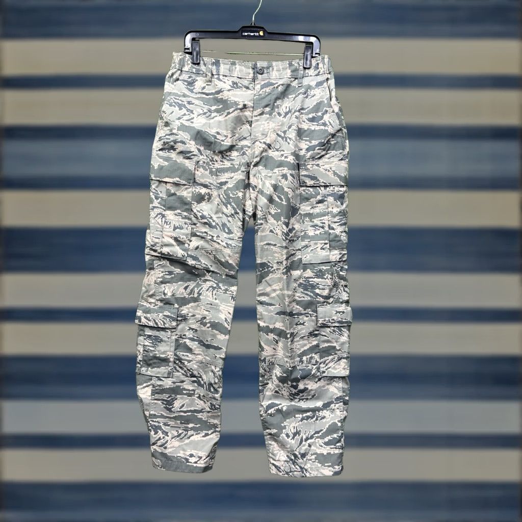 Propper PROPPER US Army Camouflage Cargo Pants Mens 34 Cargo Pocket Cotton Nylon Canvas Multicolor 3D Army 90s Y2K Size US 34 / EU 50 - 1 Thumbnail
