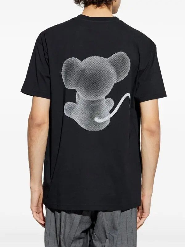 Vivienne Westwood o1f1d3z0426 Mouse Classic T-Shirt in Black Size US L / EU 52-54 / 3 - 3 Thumbnail