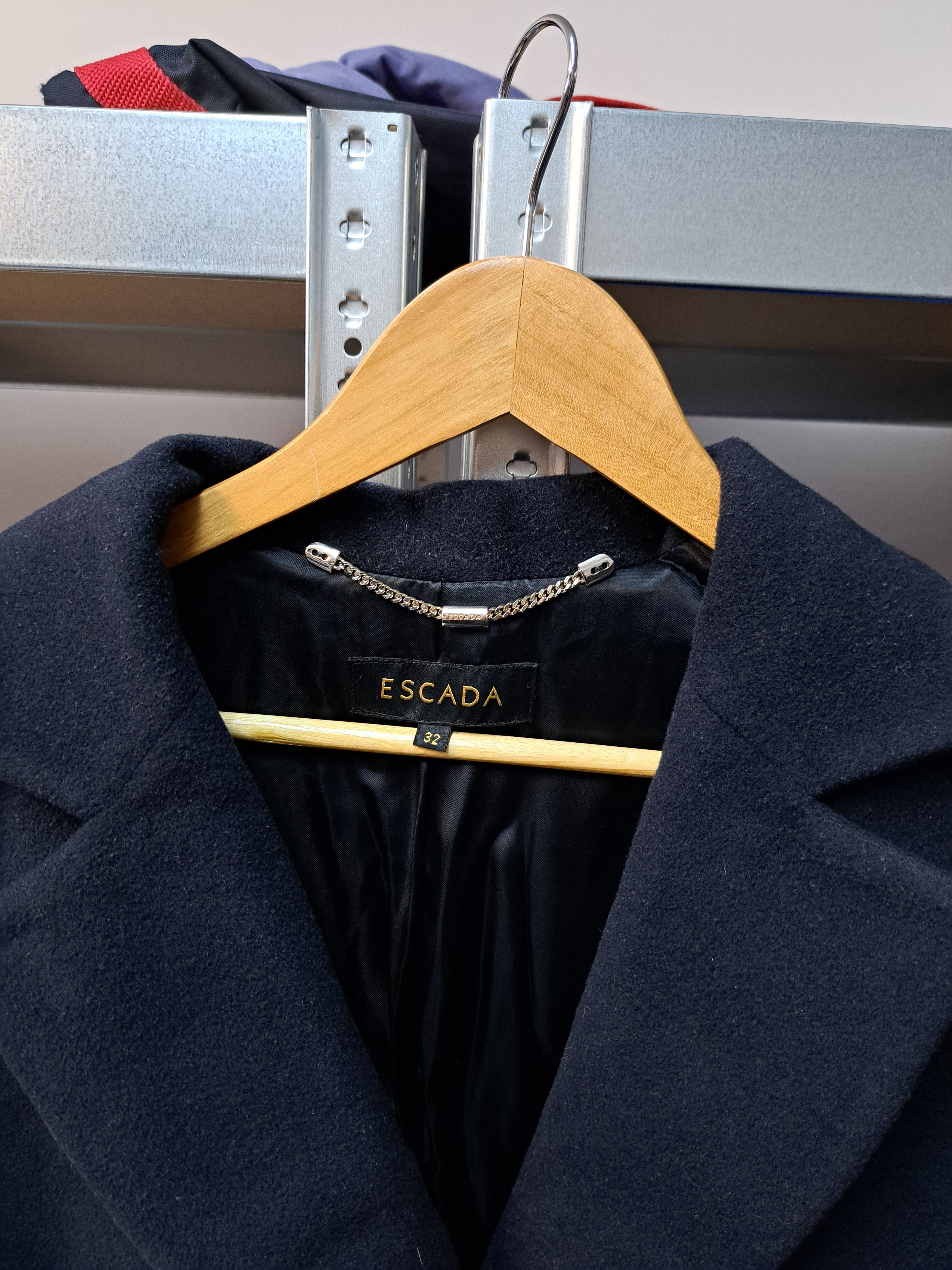 Escada Escada Cashmere and Wool Belted Coat Old Money Luxury Size XS / US 0-2 / IT 36-38 - 3 Thumbnail