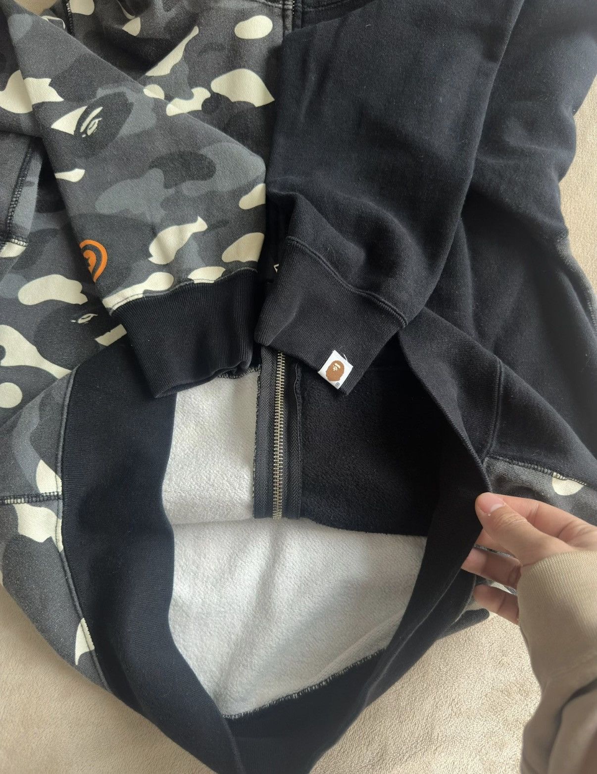 Bape BAPE Shark Head Color Block Camo Jacket K5 Size US L / EU 52-54 / 3 - 8 Thumbnail