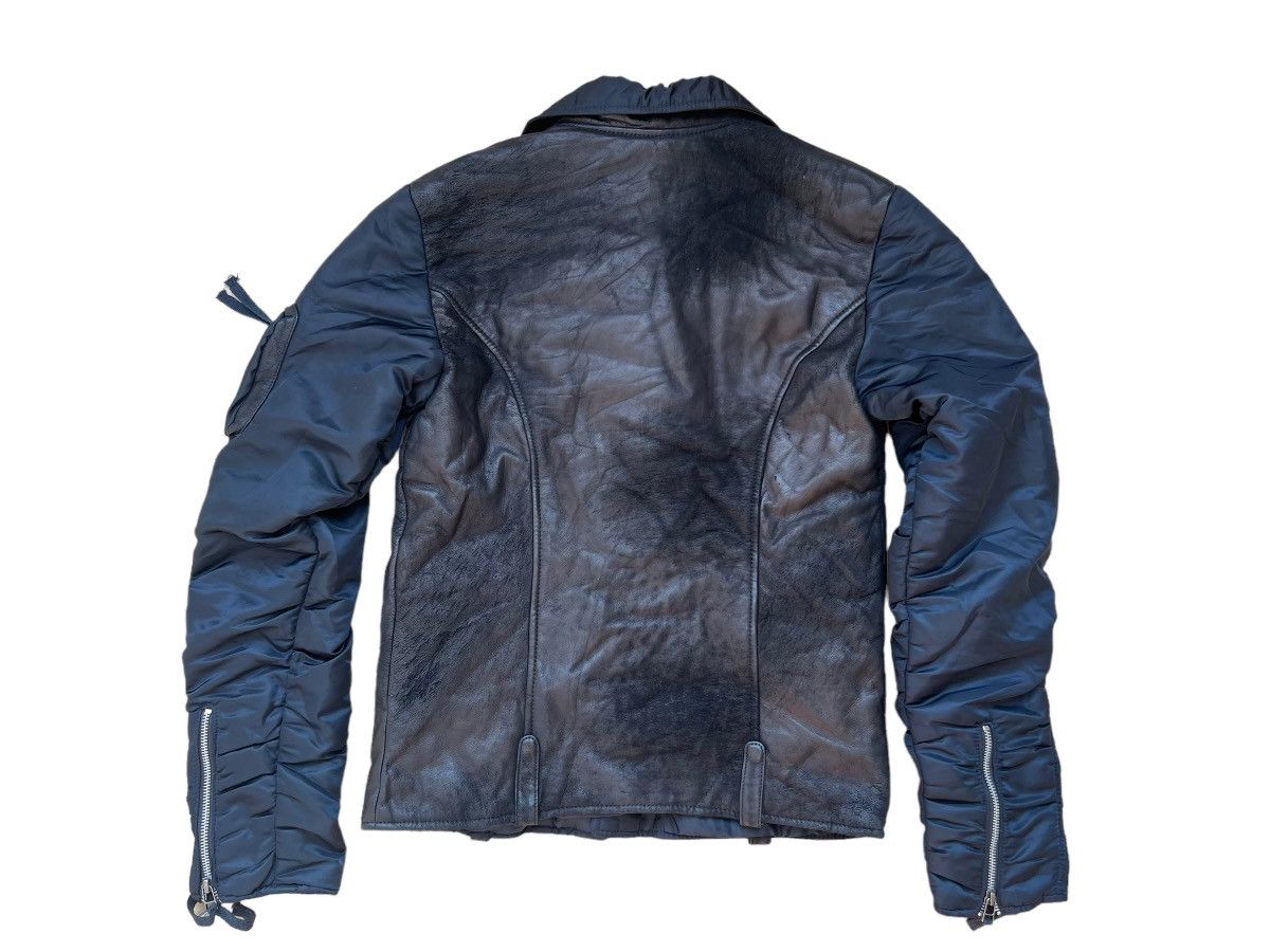 14th Addiction 14th Addiction Distress Sheep skin Hybrid Leather Jacket Size US M / EU 48-50 / 2 - 5 Thumbnail