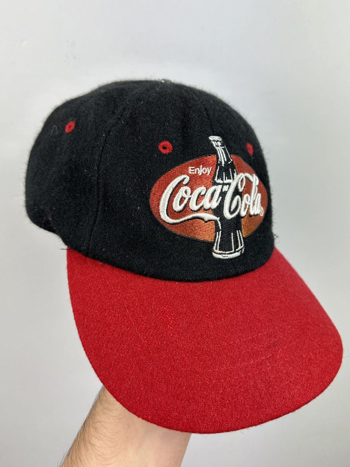 Coca Cola × Vintage Vintage 90’s Coca Cola Promo Wool Cap Size ONE SIZE - 2 Thumbnail