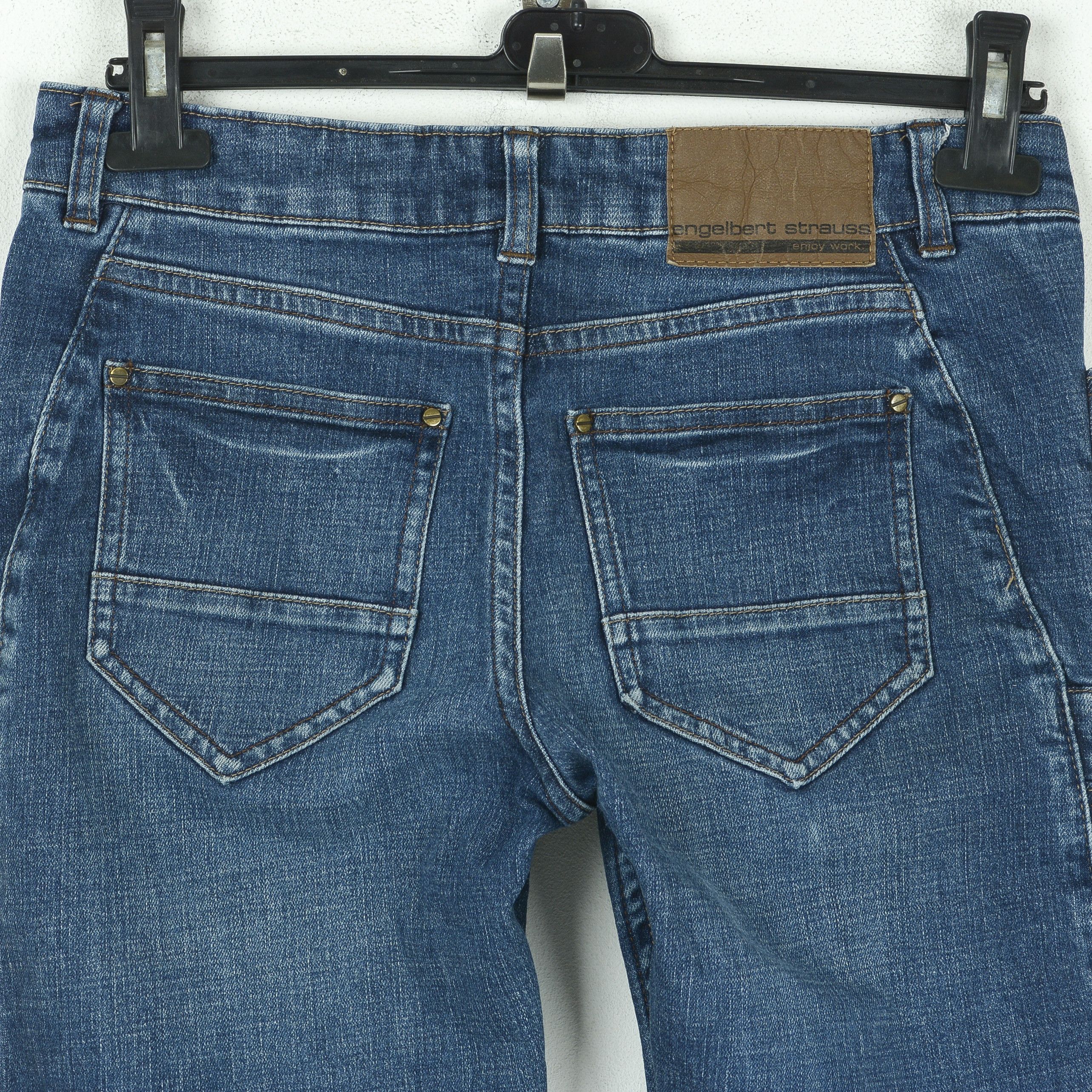 Other ENGELBERT STRAUSS 7-Pocket Jeans EU 36R Denim UK 8R Pants Size 27" / US 4 / IT 40 - 4 Thumbnail