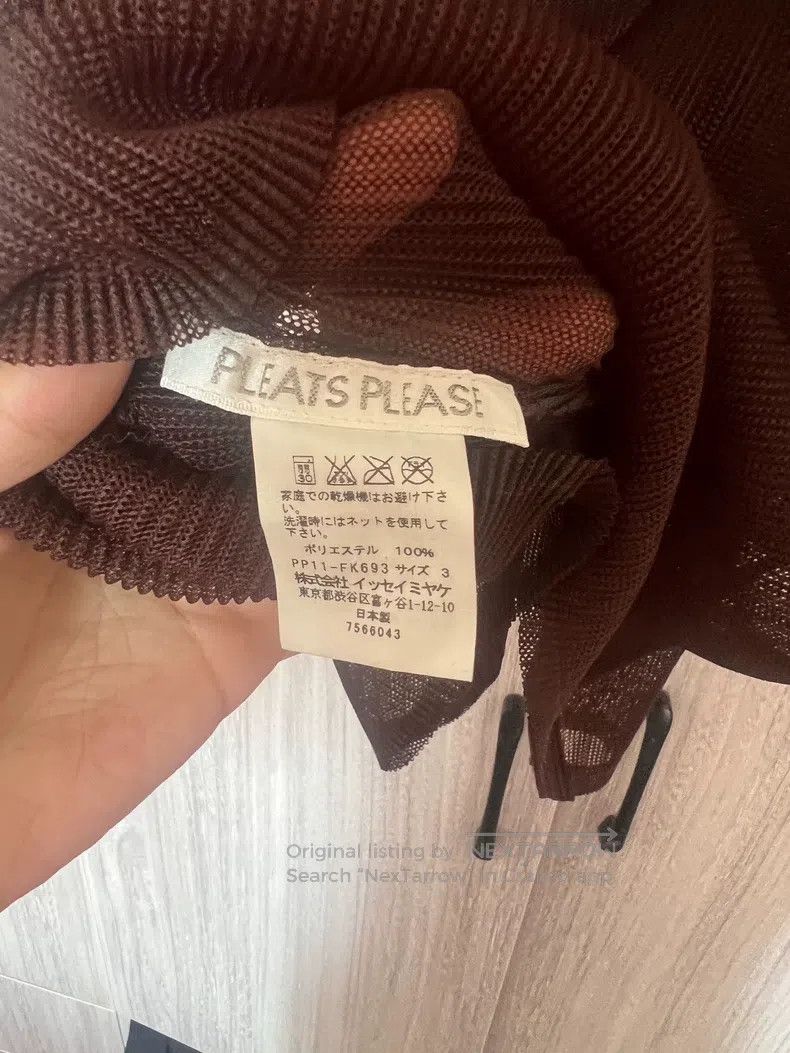 Issey Miyake Issey Miyake Pleated Short Sleeve Hoodie Size L / US 10 / IT 46 - 3 Thumbnail