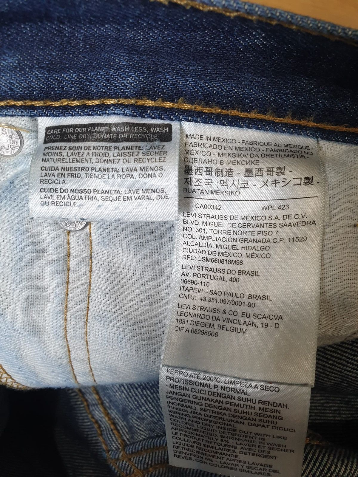 Levi's Levis 517 Blue Denim Straight Leg jeans Size US 34 / EU 50 - 3 Thumbnail