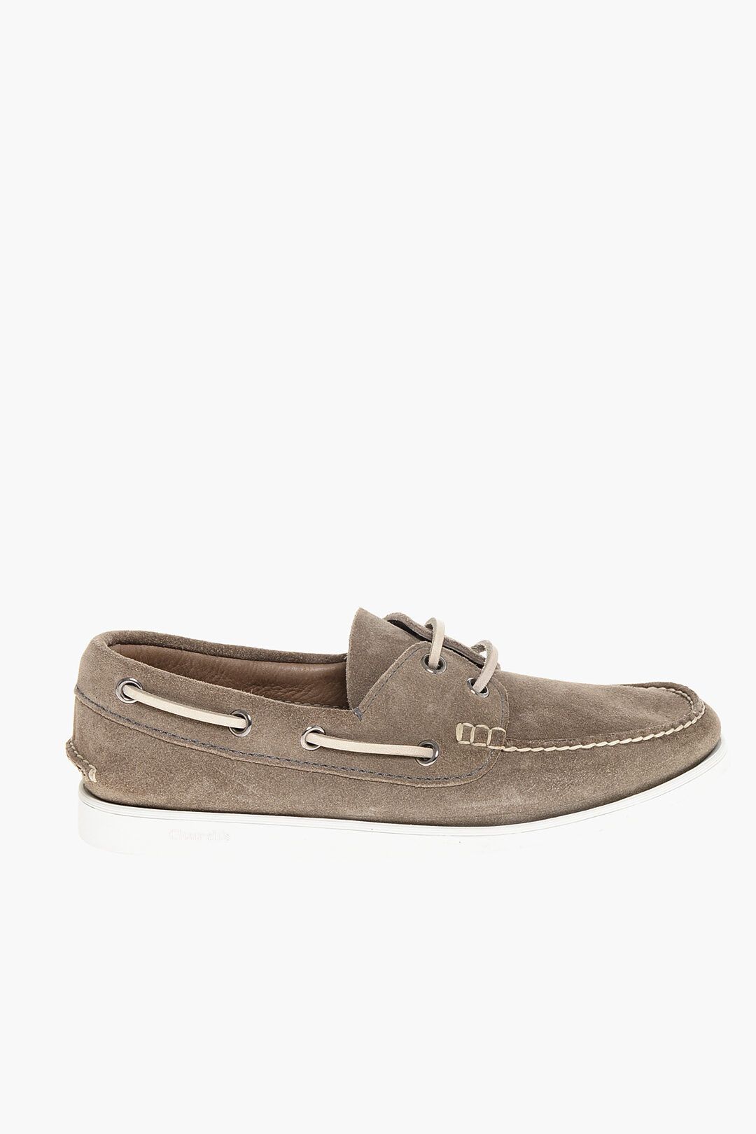 og1mm0325 Suede Marske Boat Shoes in Beige
