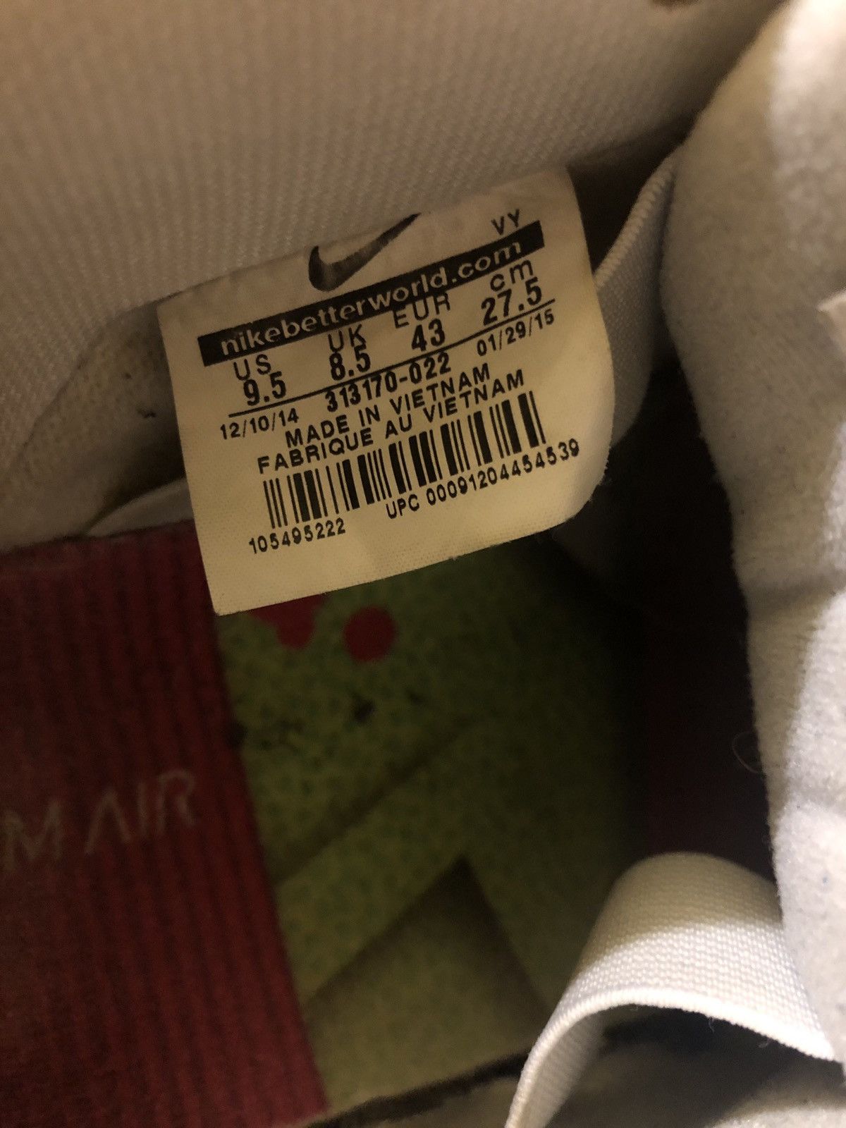 Nike Nike SB Dunk Low "Marty McFly" 2015 Size US 9.5 / EU 42-43 - 7 Thumbnail