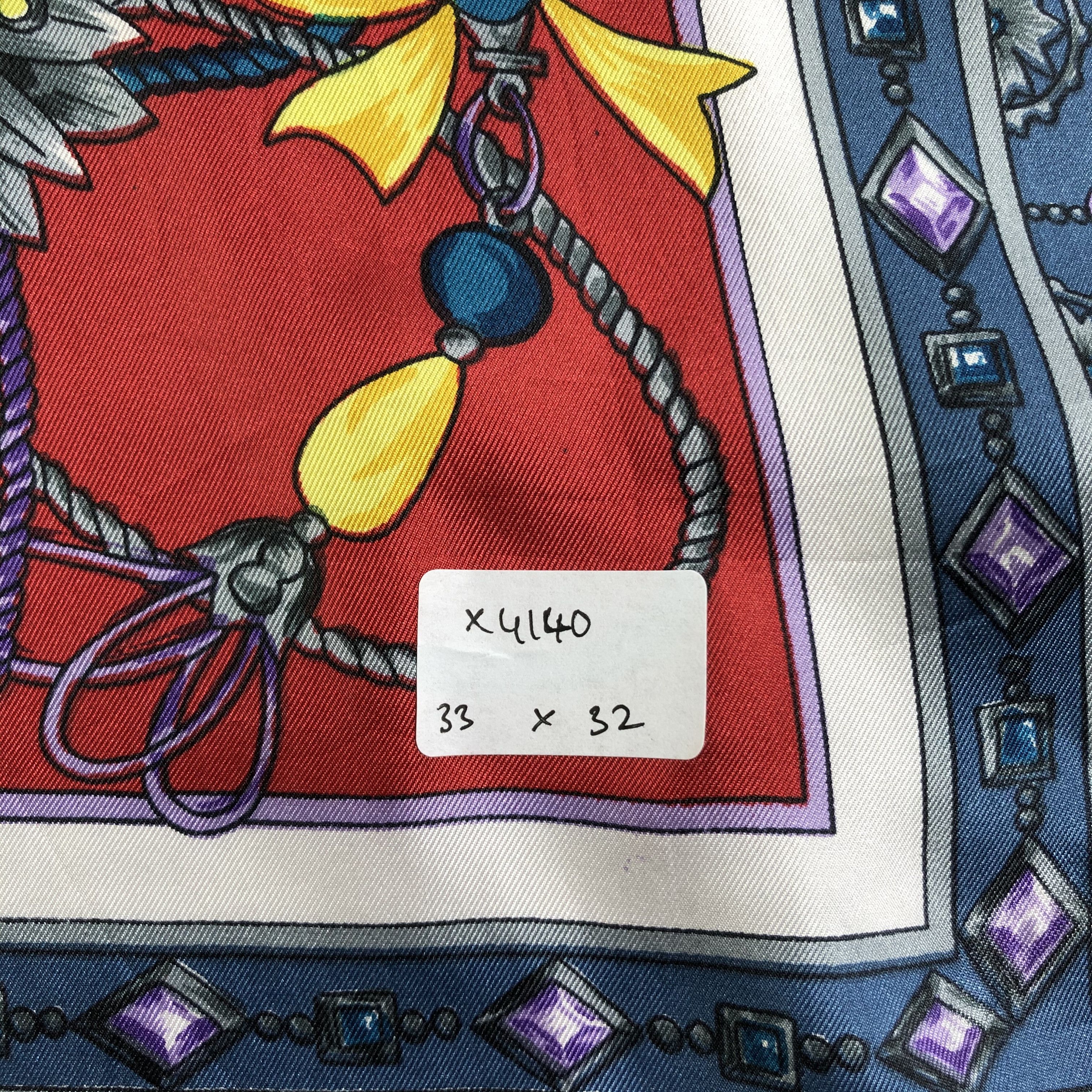 Vintage Vintage Silk Scarf Size ONE SIZE - 6 Thumbnail