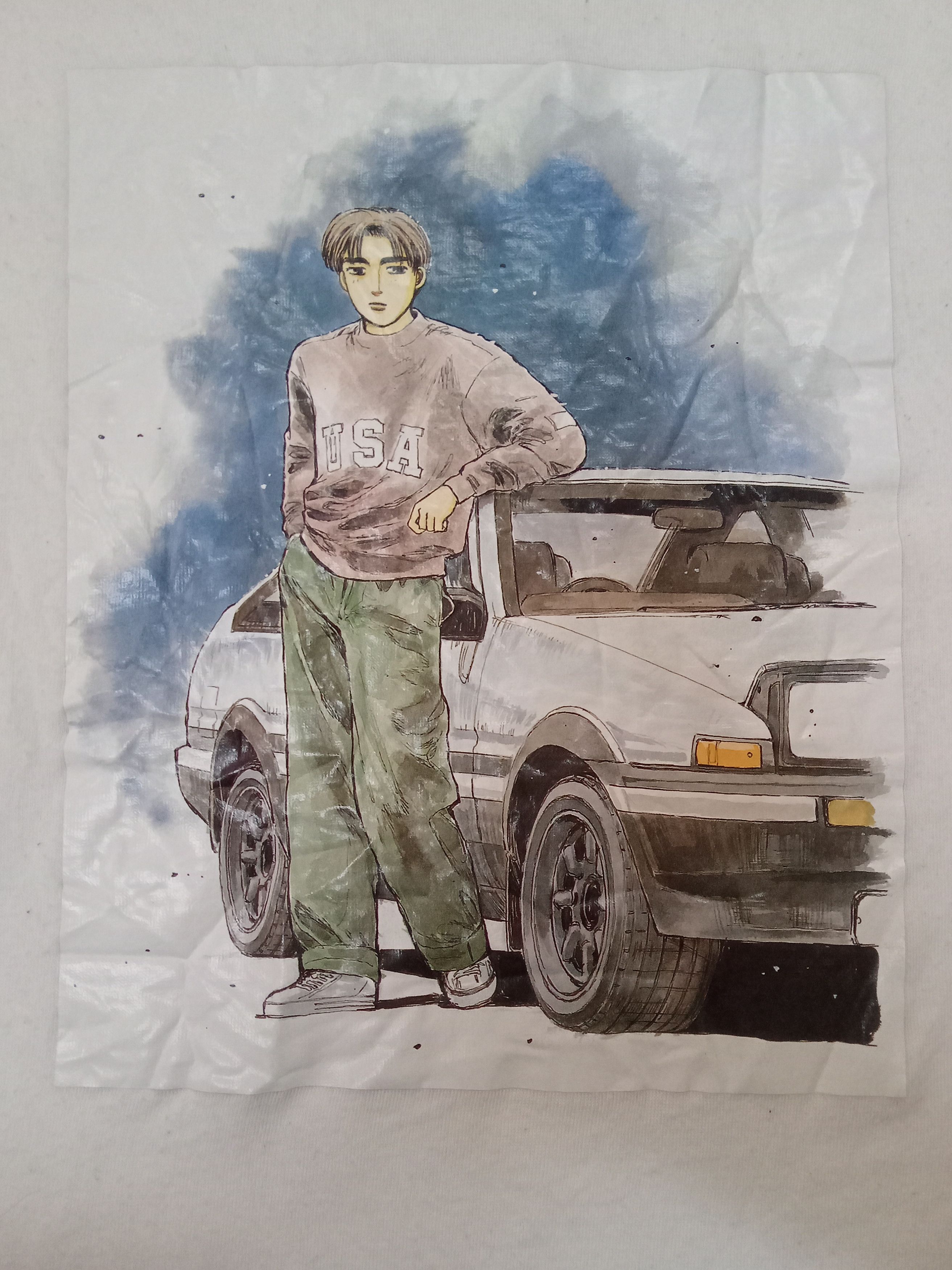 Anime × Japanese Brand Initial D Rare Design Top Size US L / EU 52-54 / 3 - 12 Thumbnail