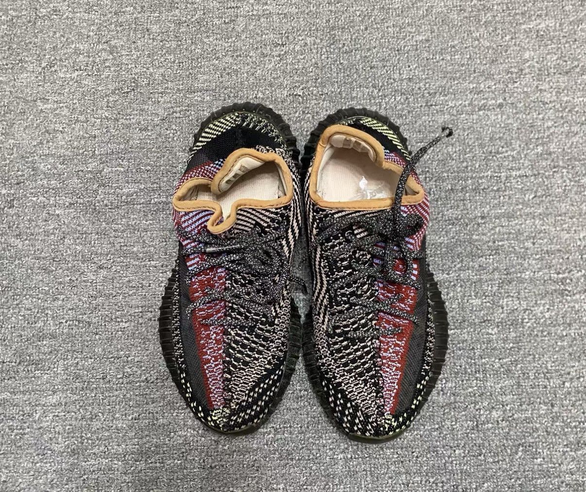 Yeezy YEEZY 350 V2 Black & Red Block Running Shoes J16 Size US 6.5 / EU 39-40 - 6 Thumbnail