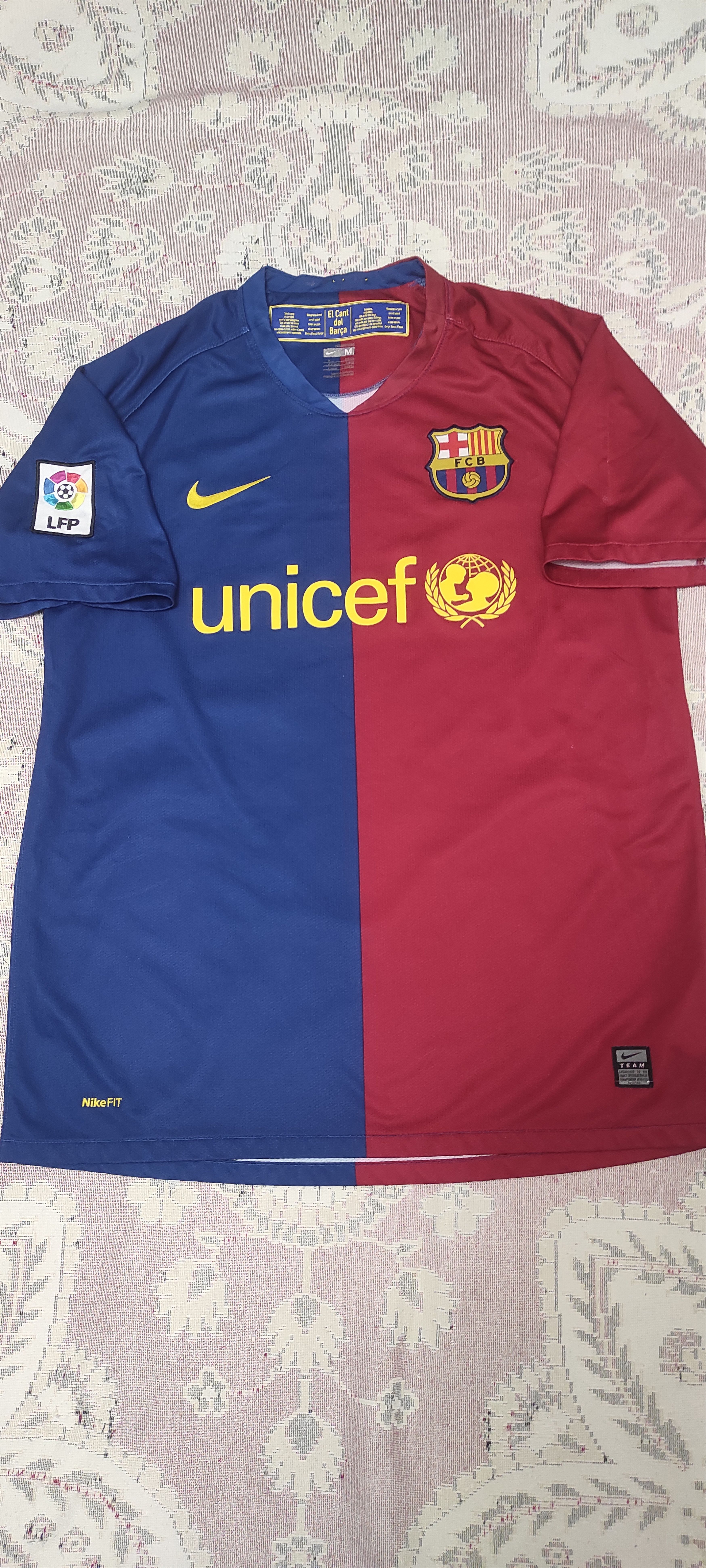 Nike Barcelona Barca Home football shirt jersey 2008 - 2009 Size US M / EU 48-50 / 2 - 1 Thumbnail