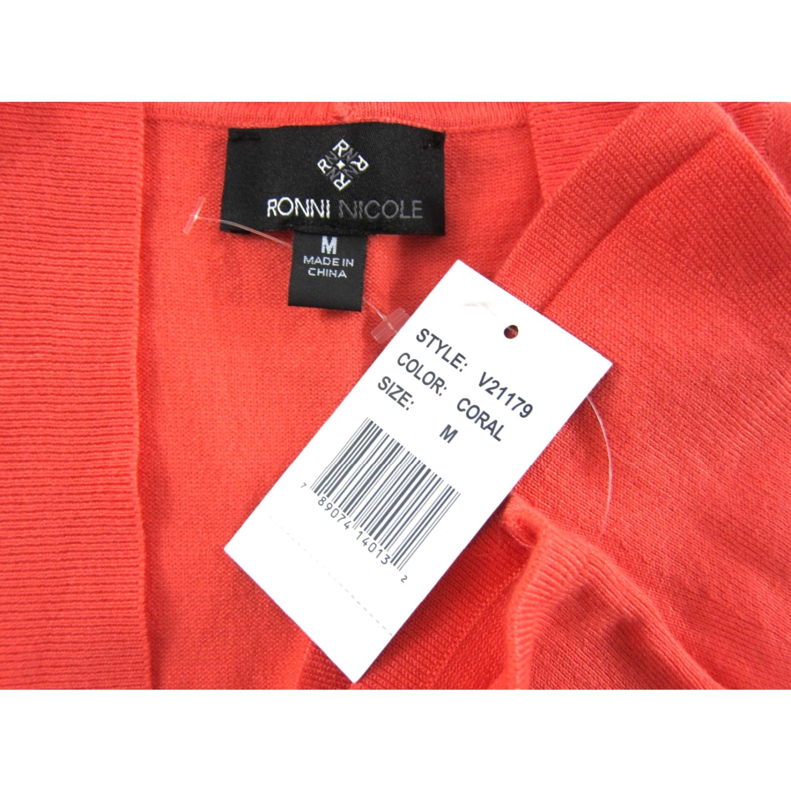 Pinko **Ronni Nicole Pink 3/4 Flare Sleeve Cardigan Sweater M** User: **Ronni Nicole Pink 3/4 Flare Sleeve Open Cardigan Sweater M** Size M / US 6-8 / IT 42-44 - 3 Thumbnail