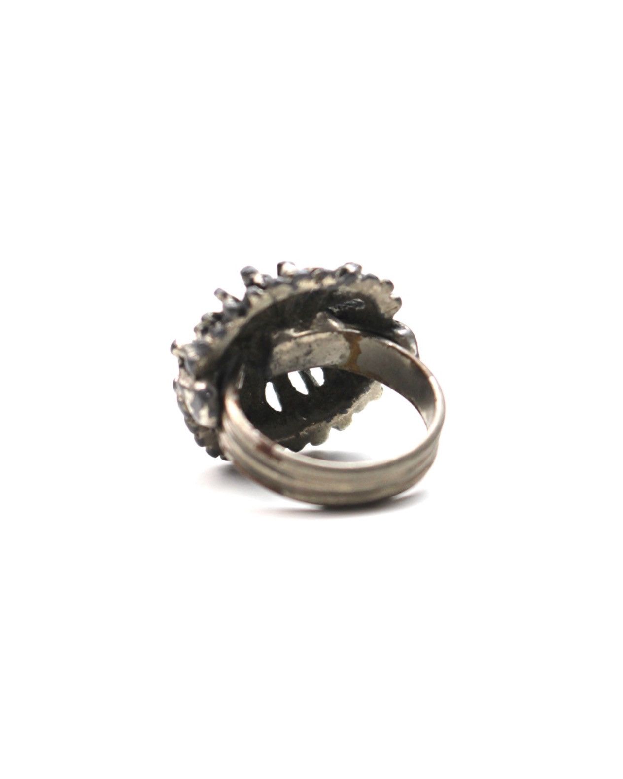 Hysteric Glamour 2000S JAPANESE MADE POMPOM BLOOM DARK OXIDIZED RING Size ONE SIZE - 2 Thumbnail