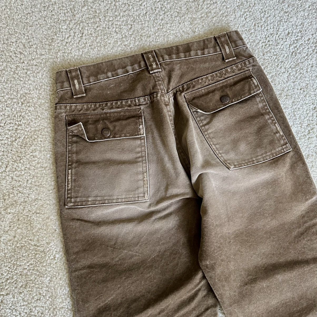 Japanese Brand Japanese “Blueway” brown denim cargo jeans Size US 28 / EU 44 - 3 Thumbnail