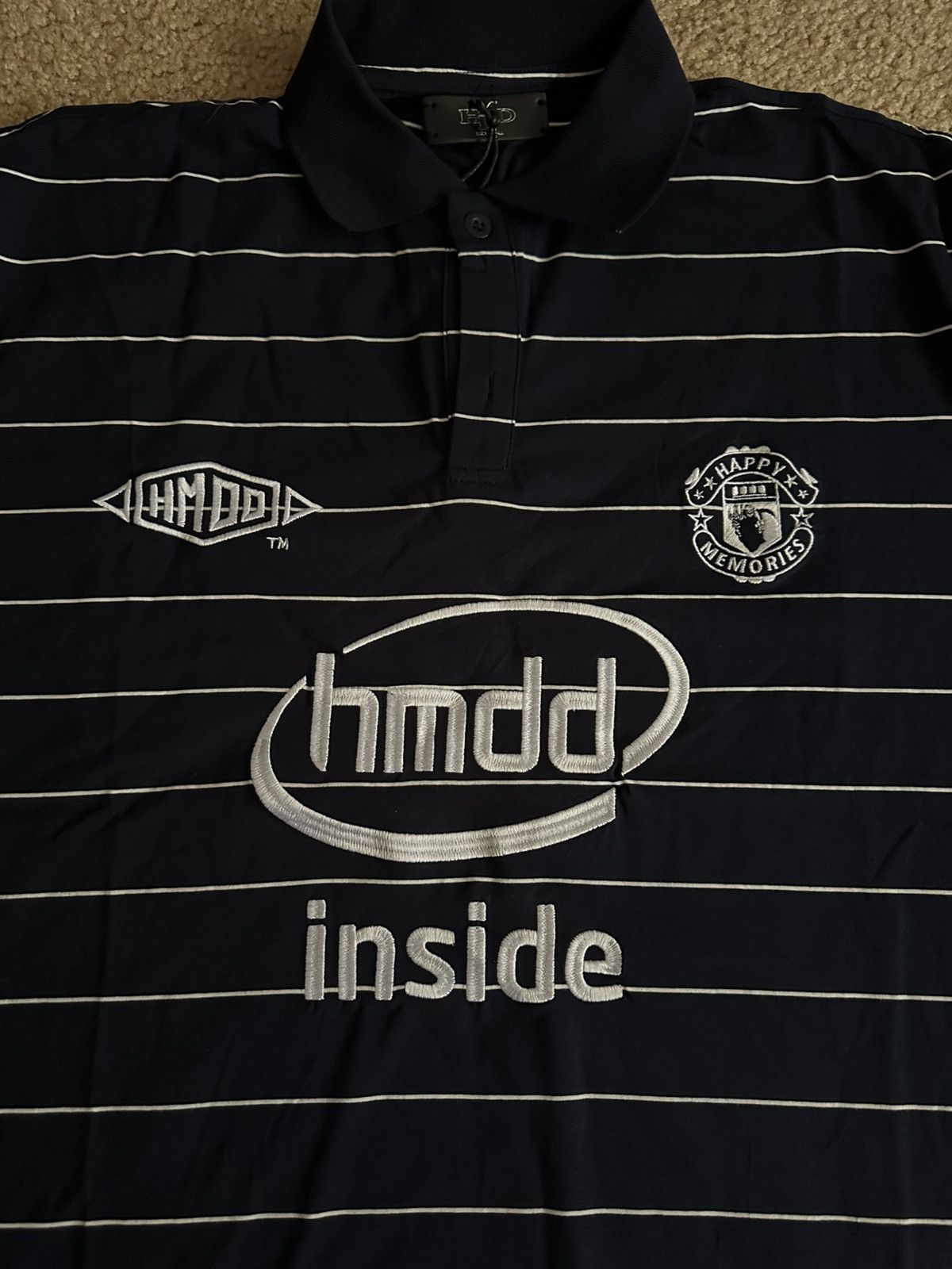 HMDD HMDD Stripped Intel Inside Polo Size XSmall Size US XS / EU 42 / 0 - 2 Thumbnail