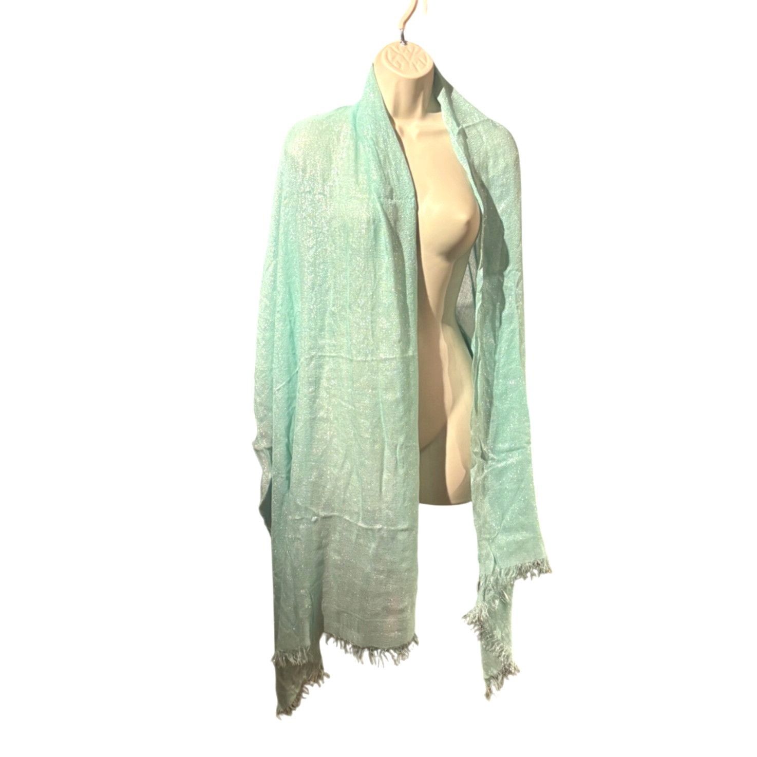 Other Style&Co Women’s evening Wrap/ Scarf, Metallic Shimmer Soft Size ONE SIZE - 7 Thumbnail