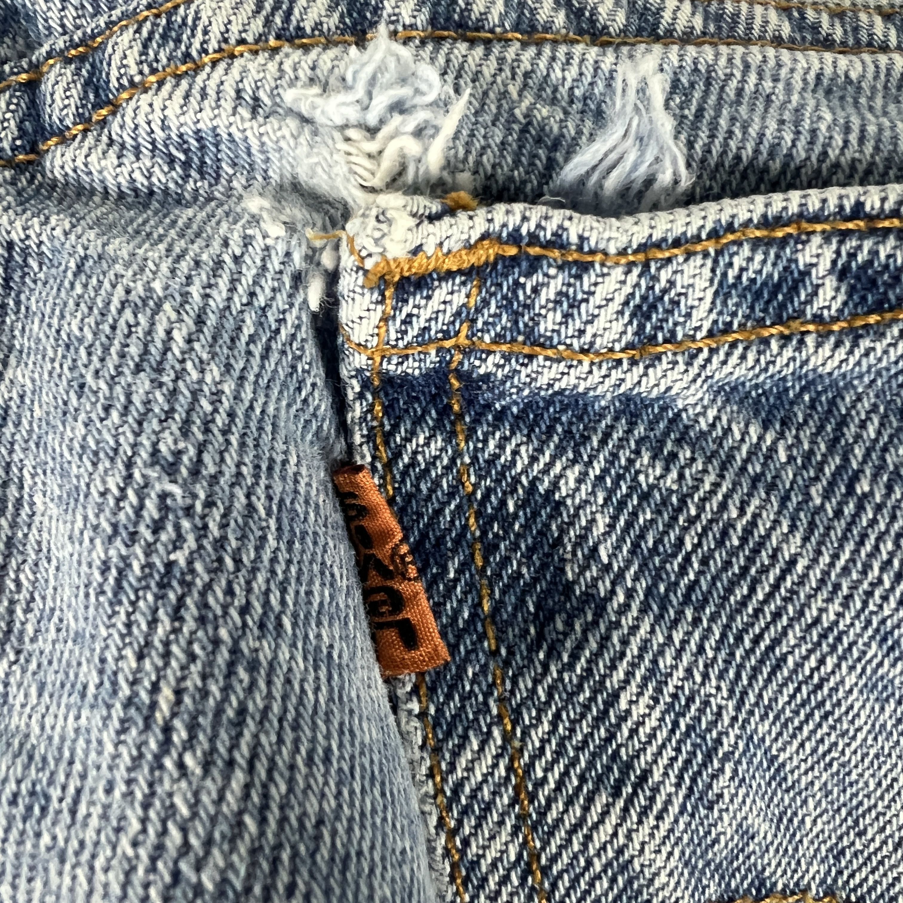 Levi's × Vintage VTG 90s Levi's Jean 560 Loose Taper Blue Denim Orange Tab Size US 32 / EU 48 - 2 Thumbnail