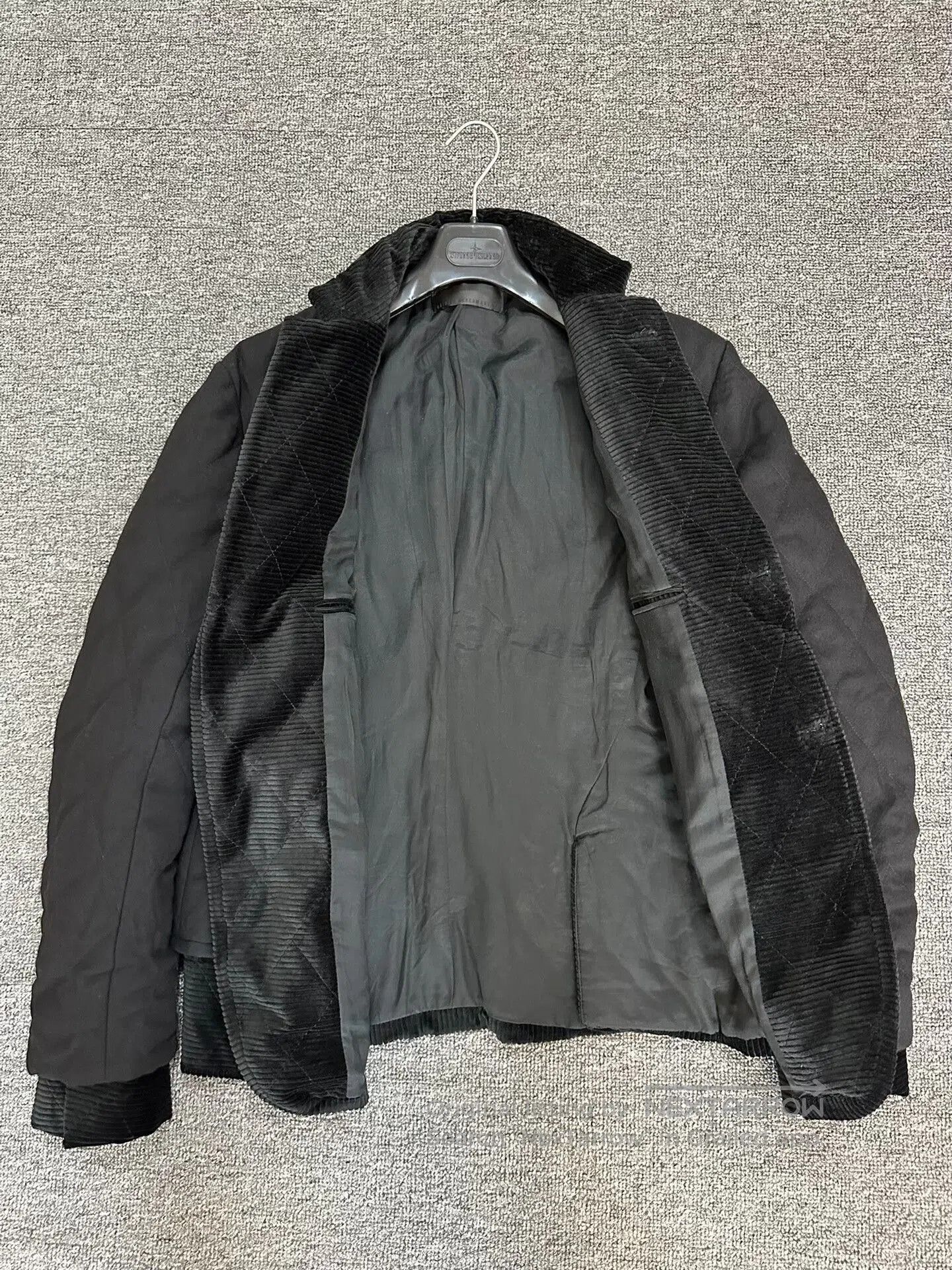 Haider Ackermann black wool blend two-in-one jacket. Size US L / EU 52-54 / 3 - 6 Thumbnail